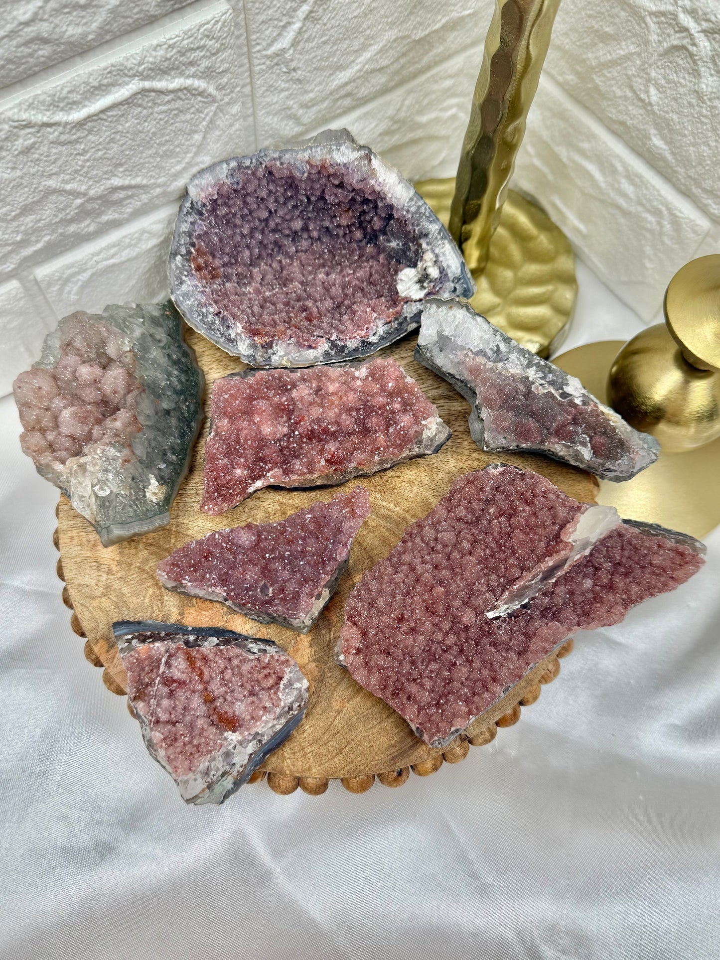 You pick! Berry sugar amethyst pieces from Brazil