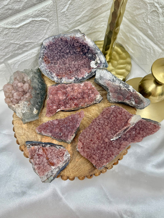 You pick! Berry sugar amethyst pieces from Brazil