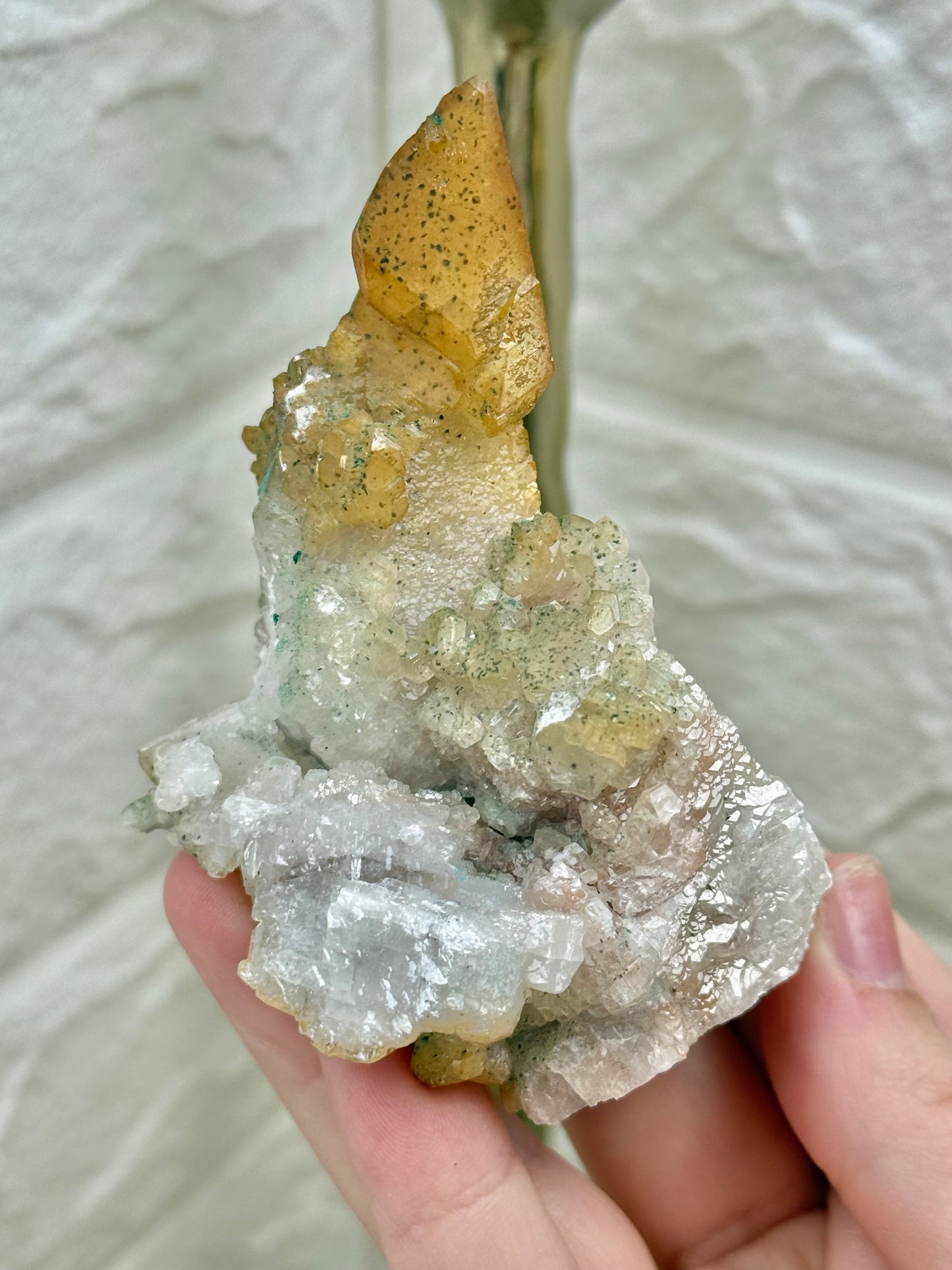 You pick! Naturally iridescent golden calcite from Hunan China
