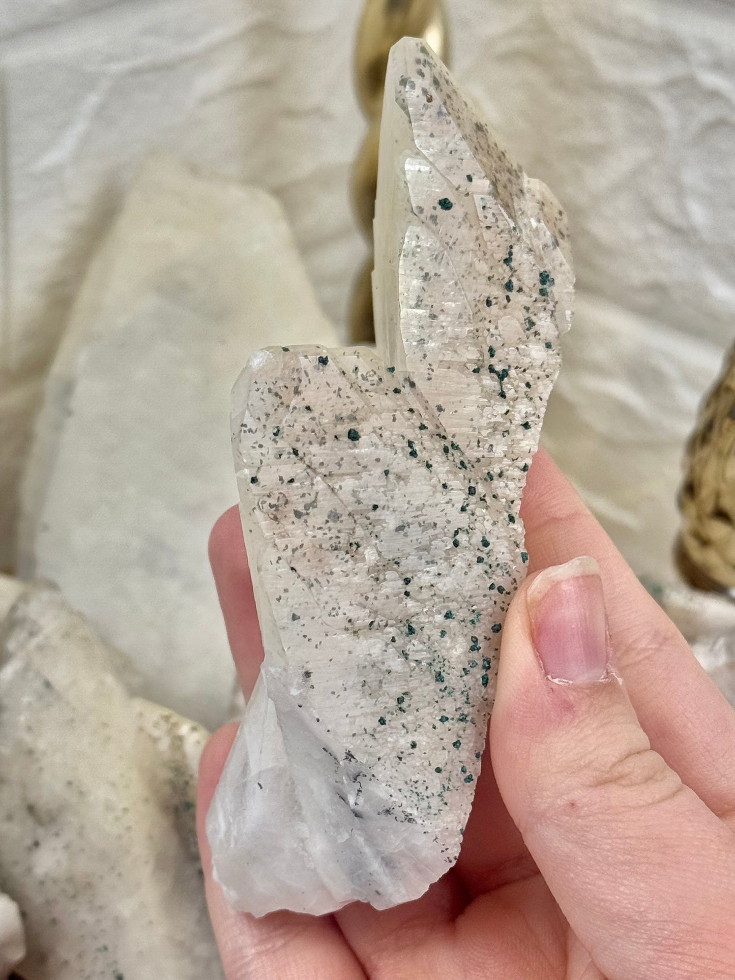 You pick! Malachite x calcite from hunan Changning shuikoushan, China