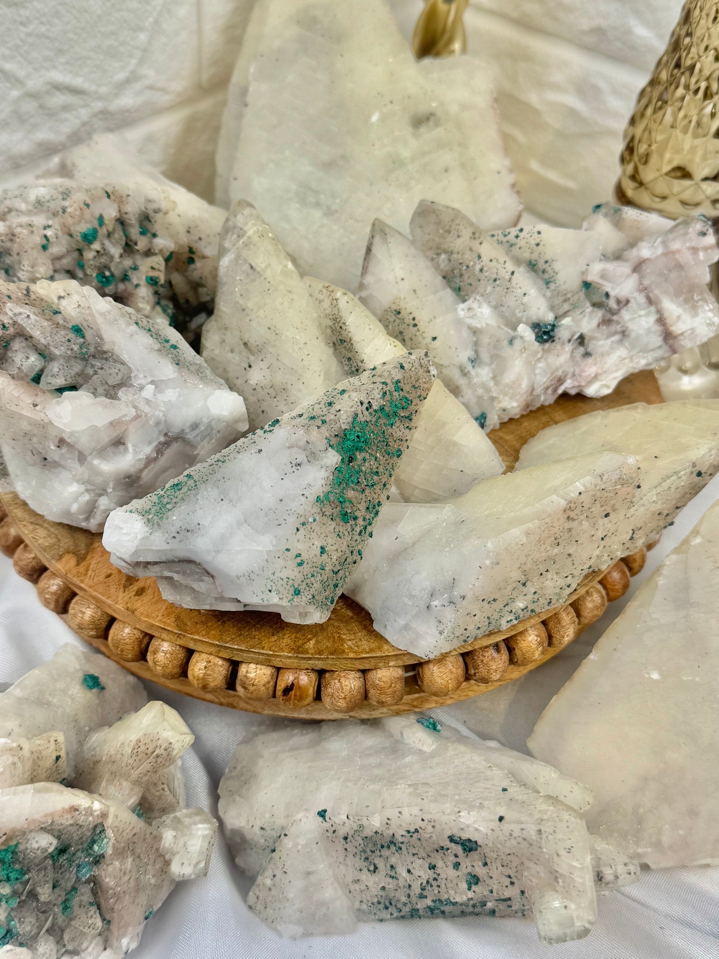 You pick! Malachite x calcite from hunan Changning shuikoushan, China