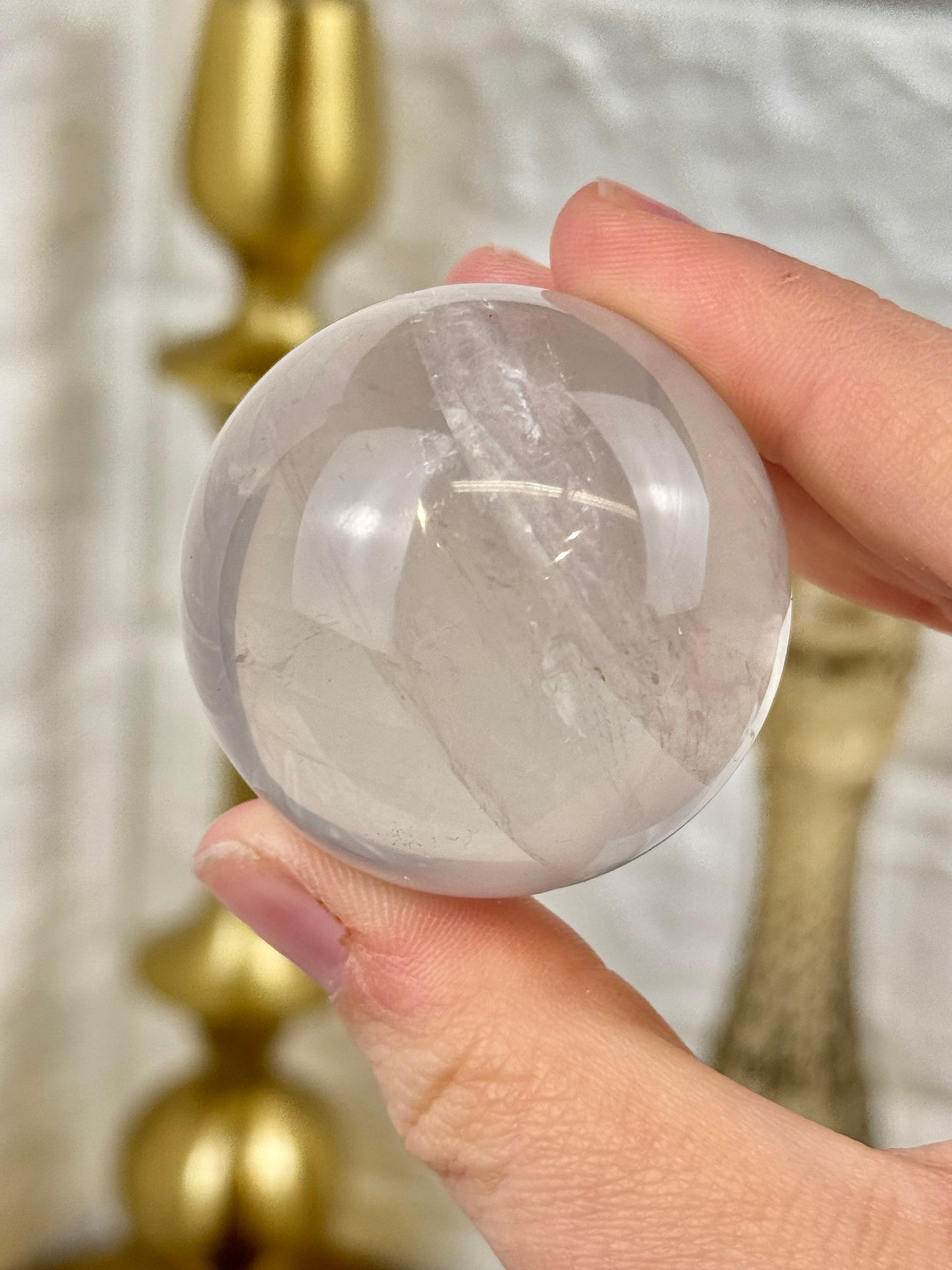 You pick! Gemmy girasol quartz spheres