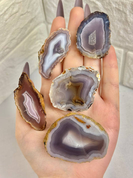You pick! Stunning cool toned Laguna agates from Chihuahua Mexico