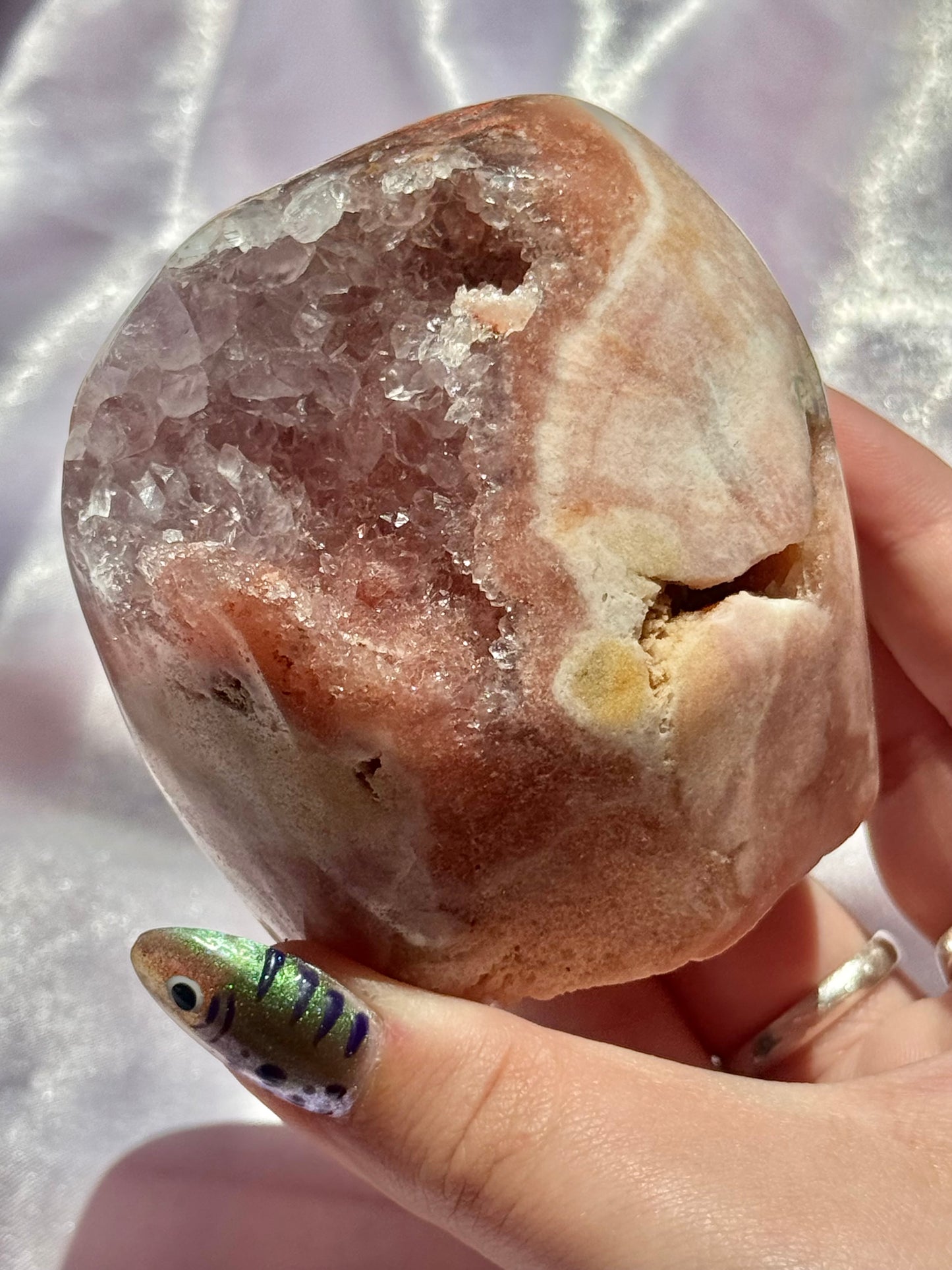 You pick! Pink amethyst Freeform’s from Brazil
