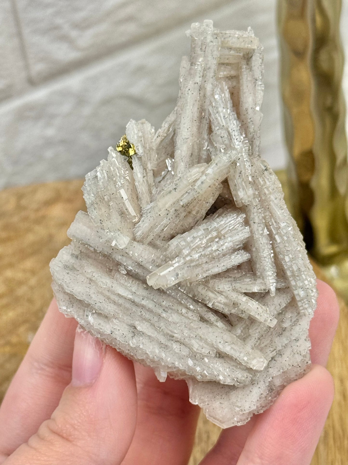 You pick! Light pink Barite specimens with pyrite from Morocco