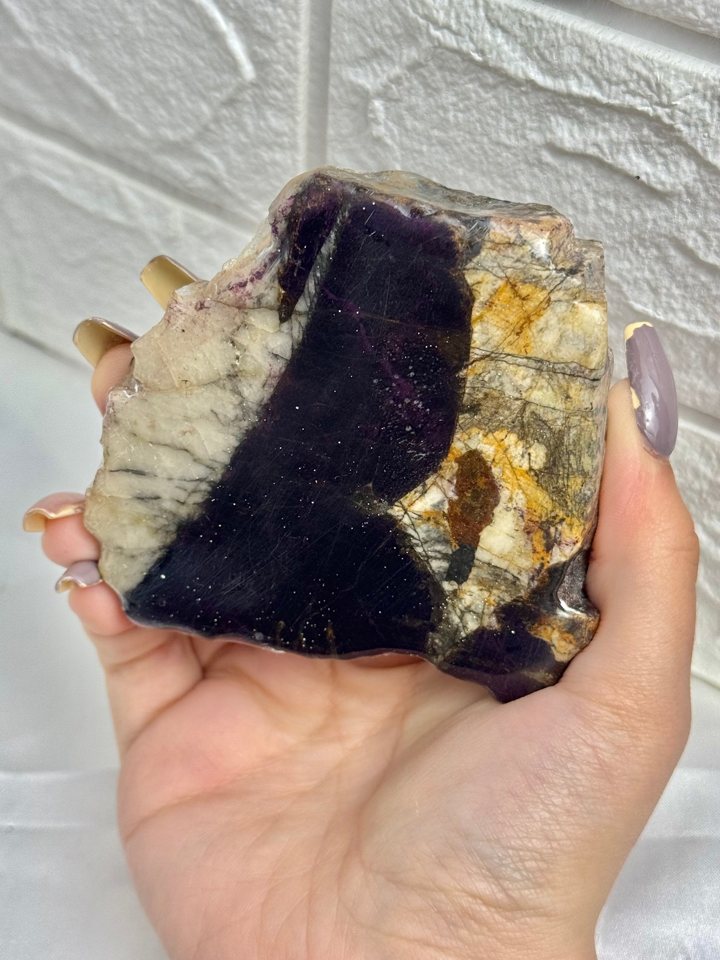 You pick! Polished purpurite Freeform’s from Namibia