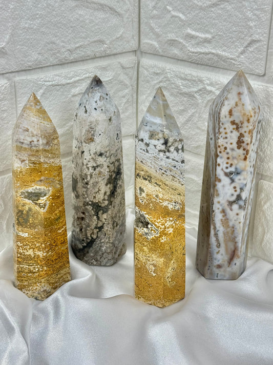 You pick! Sea jasper towers from Madagascar