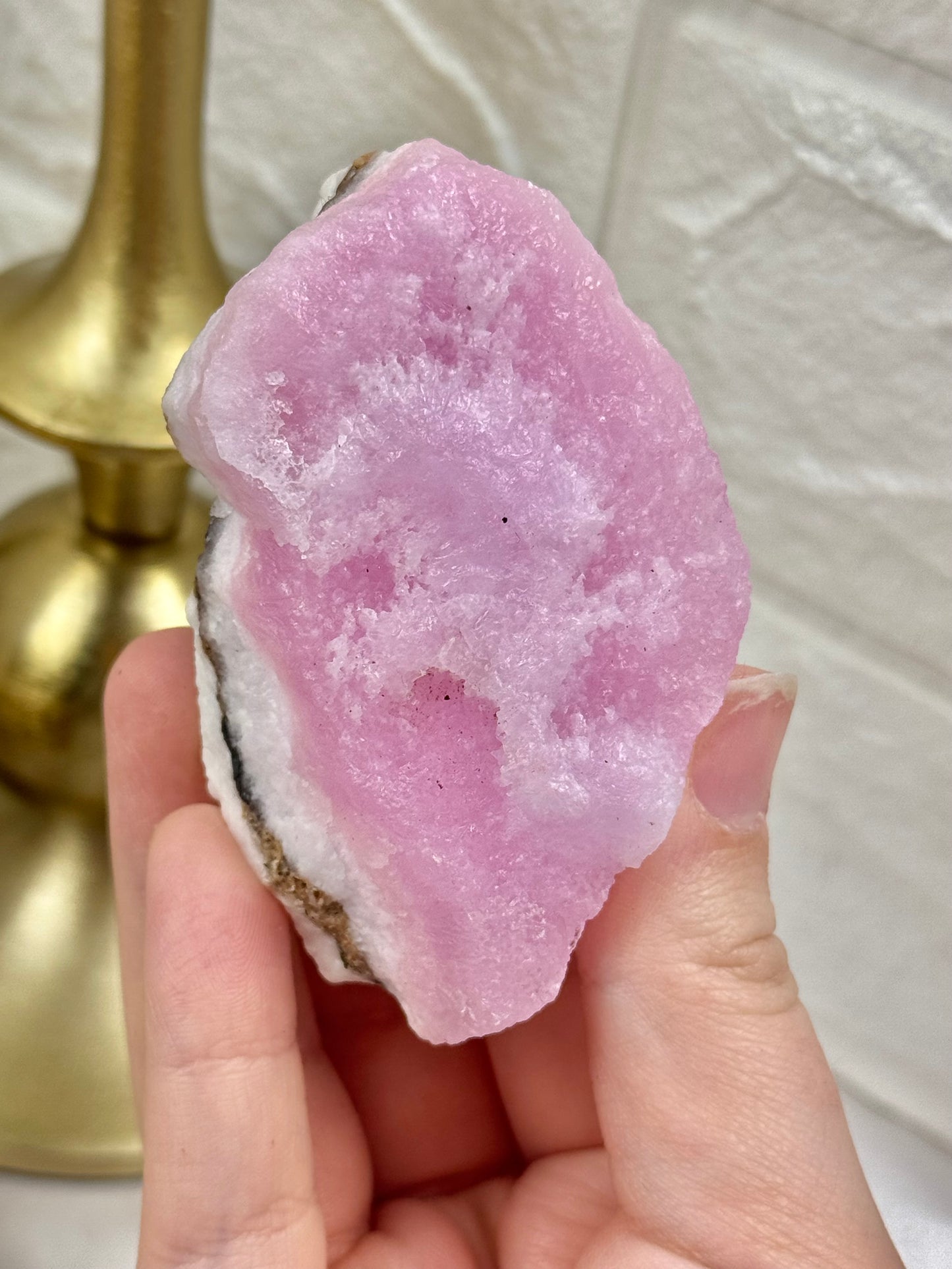 You pick! High quality raw pink aragonite from Pakistan