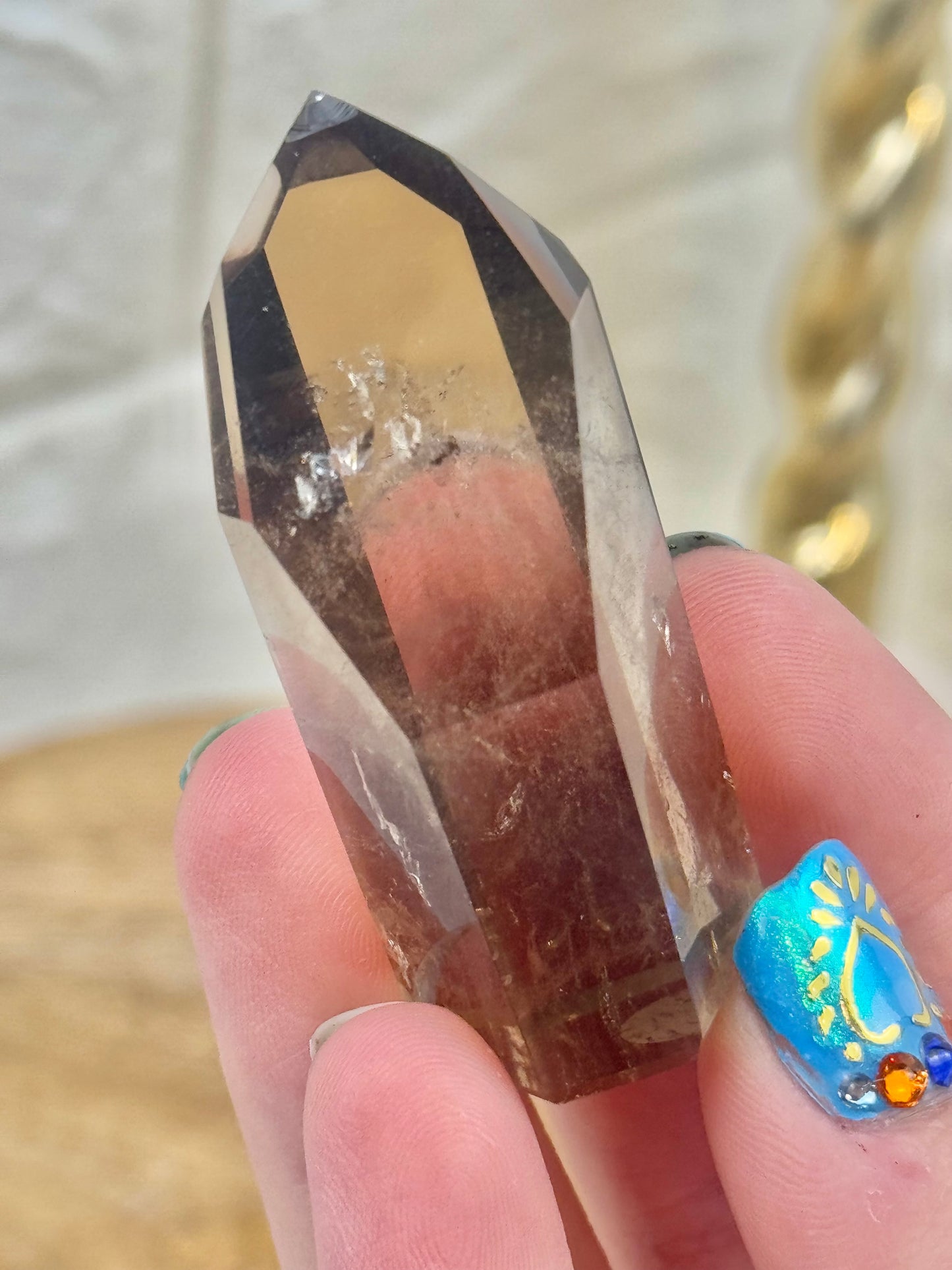 You pick! High quality natural Brazilian smoky quartz towers