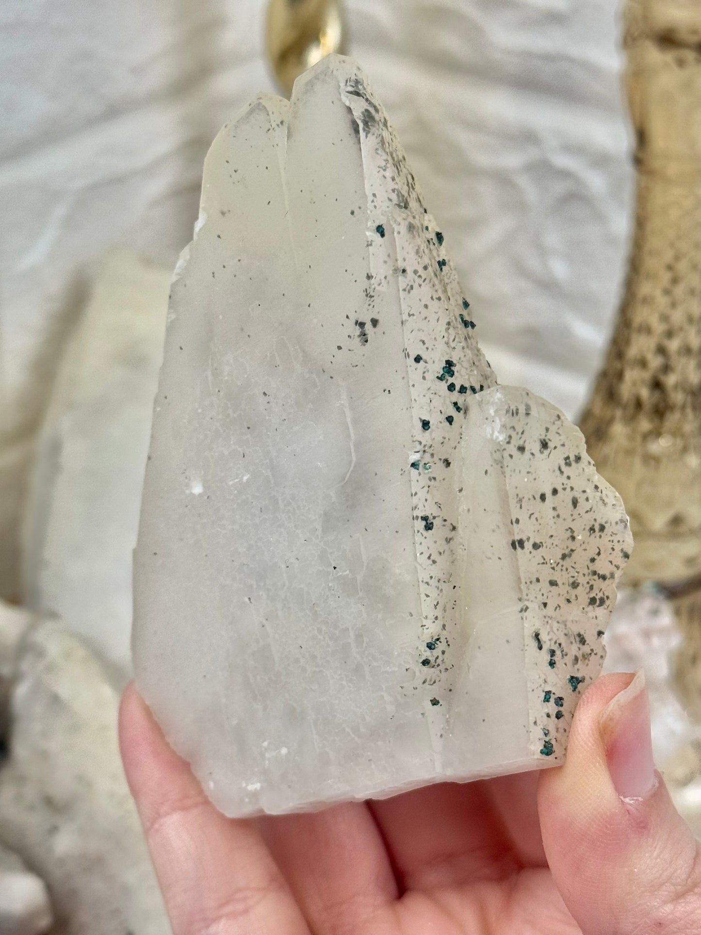 You pick! Malachite x calcite from hunan Changning shuikoushan, China