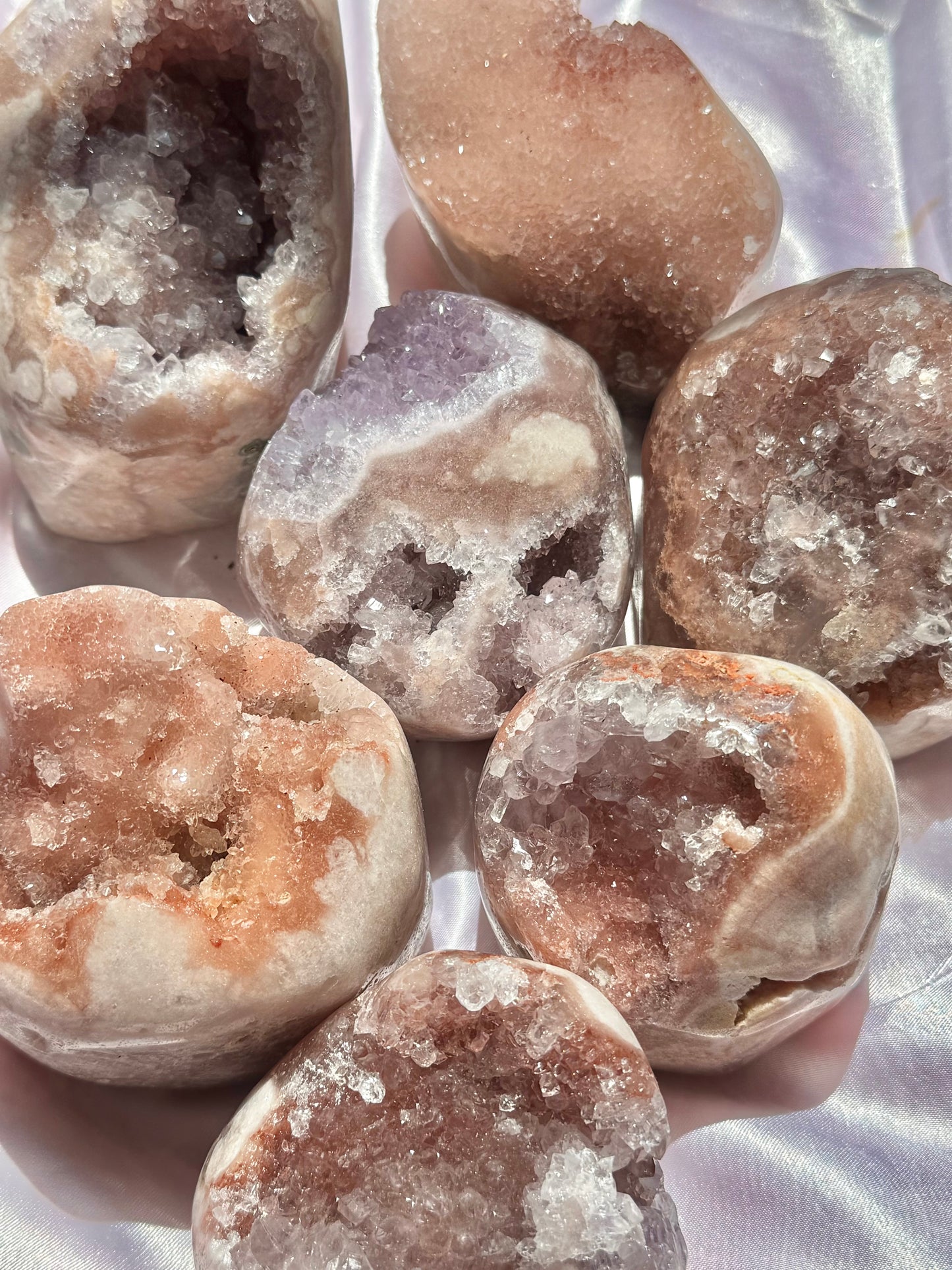 You pick! Pink amethyst Freeform’s from Brazil