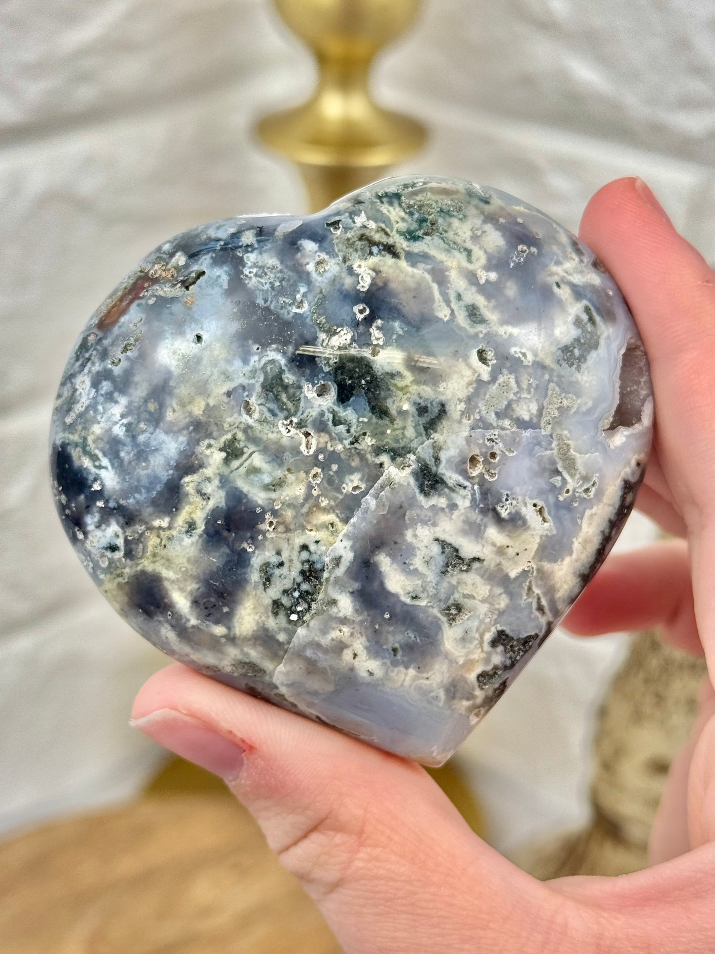 You pick! Dreamy cosmic jasper hearts from Madagascar
