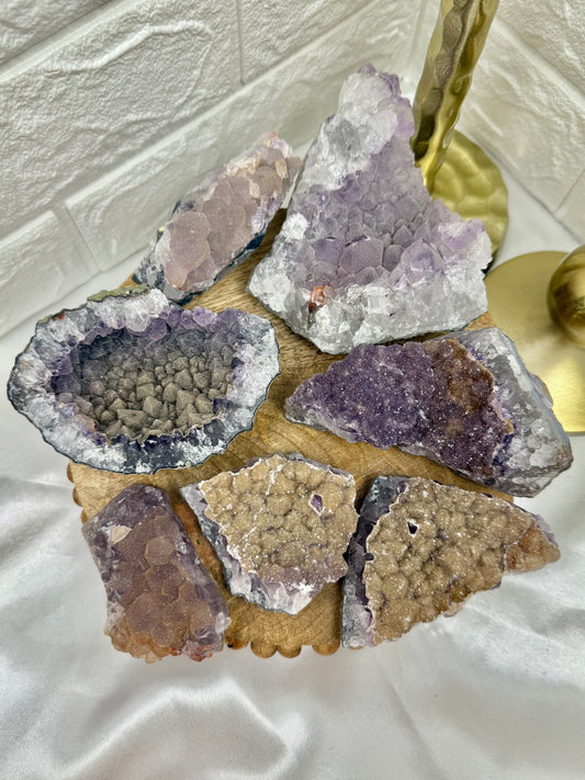 You pick! Insane Sugary purple amethyst pieces from Brazil