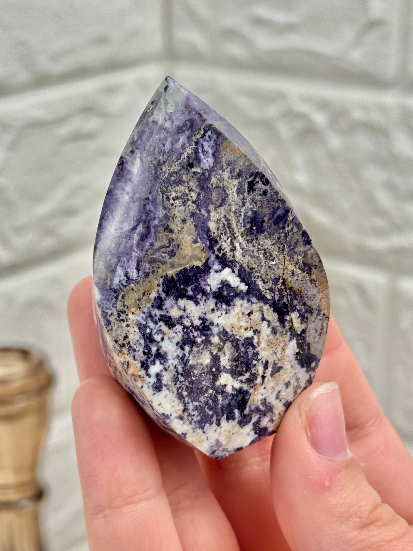 You pick! Bolivianite flames (serpentine in fluorite)