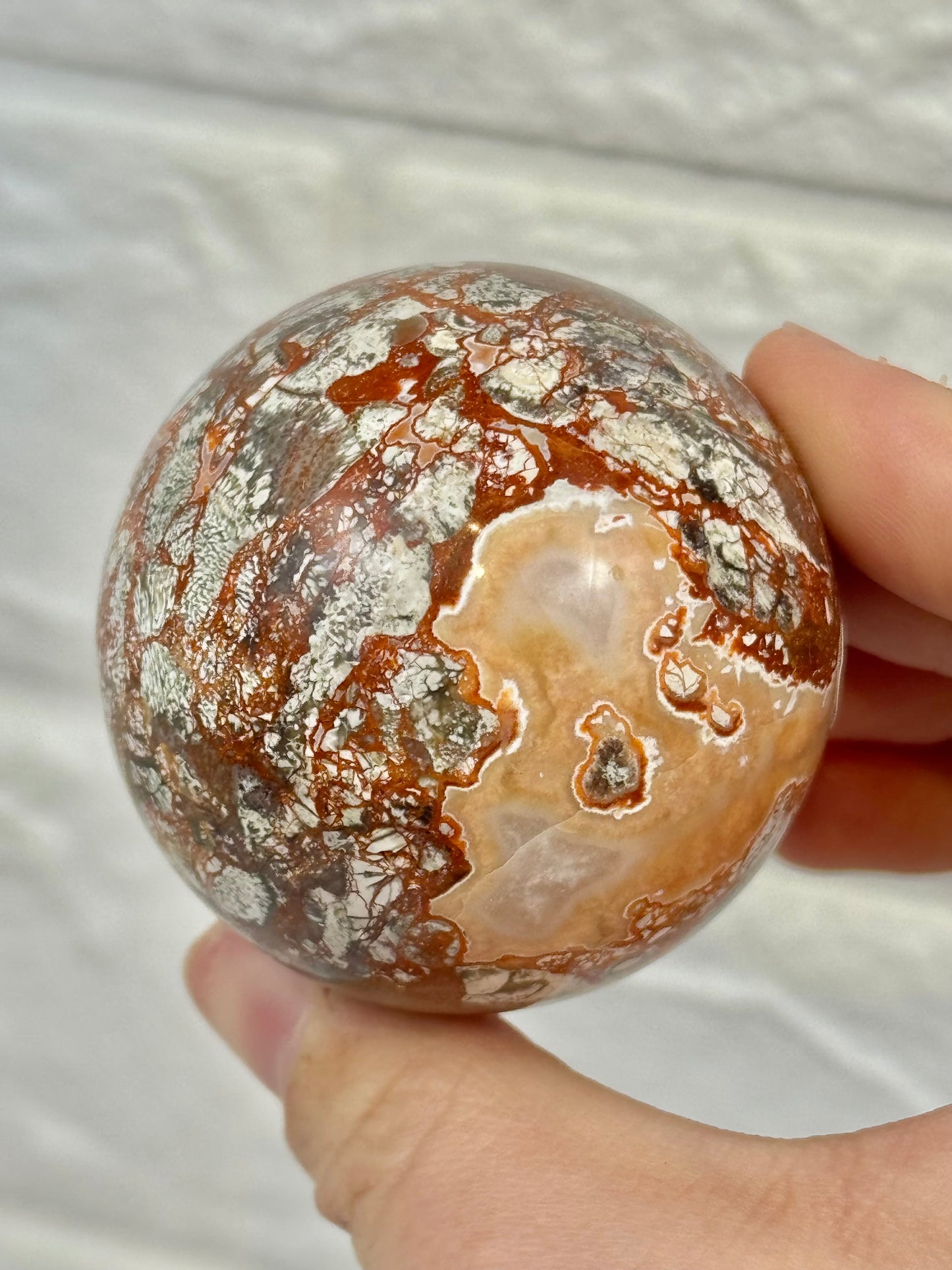 You pick! Money agate spheres from Indonesia