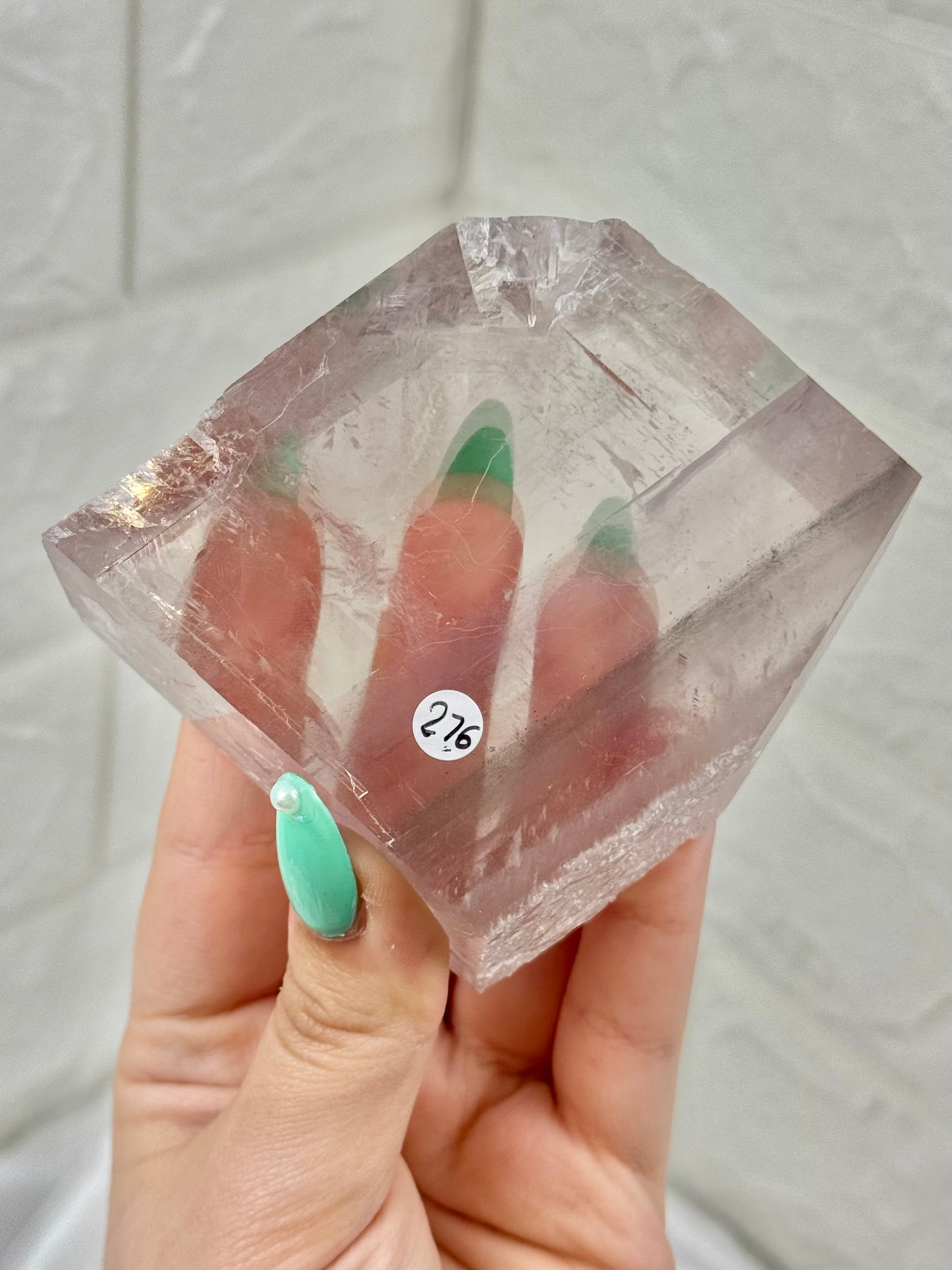 Beautiful purple clear balmat calcite from the Empire State zinc mine, New York