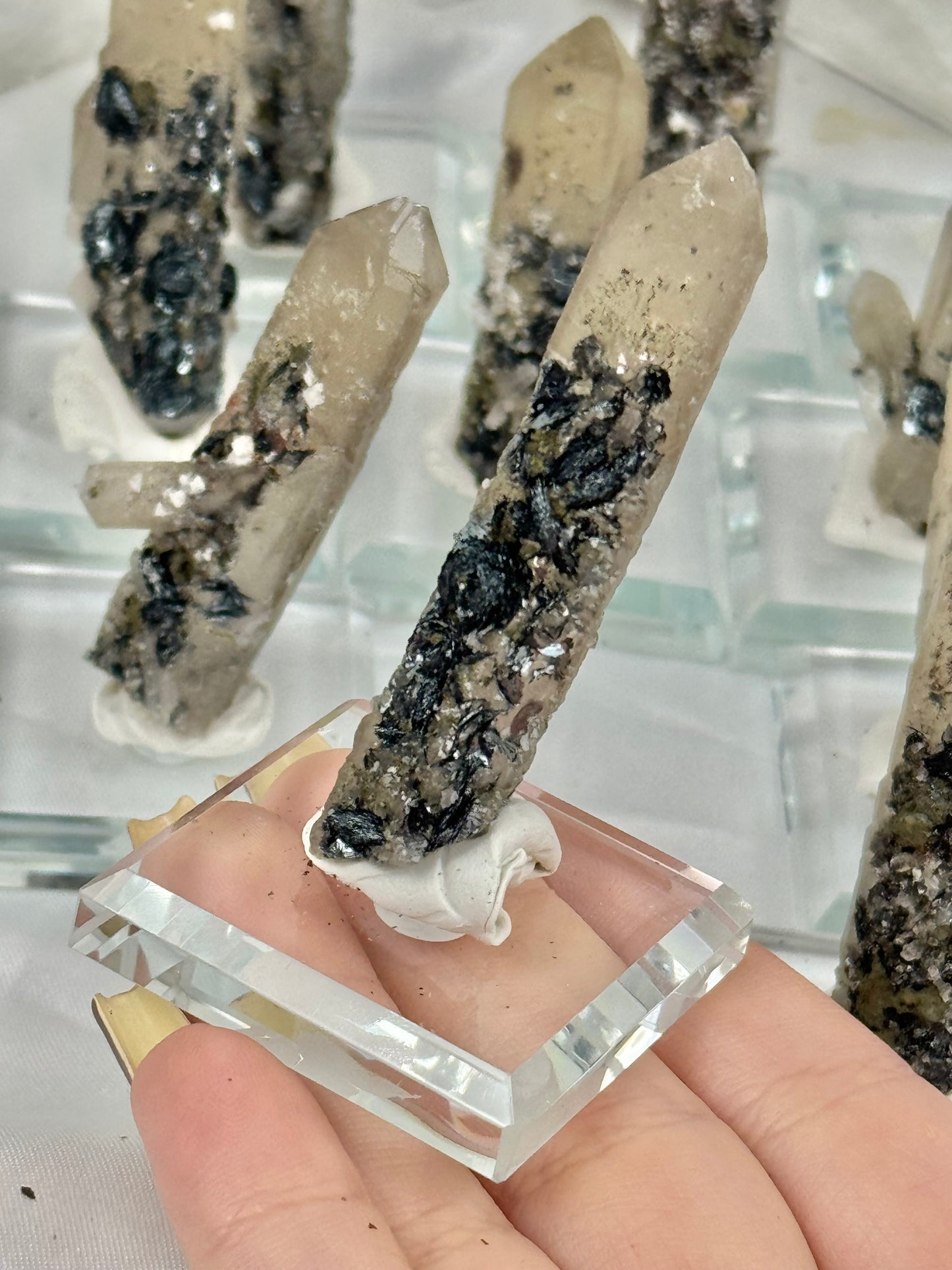 1 unique goethite on quartz specimen from Inner Mongolia, China