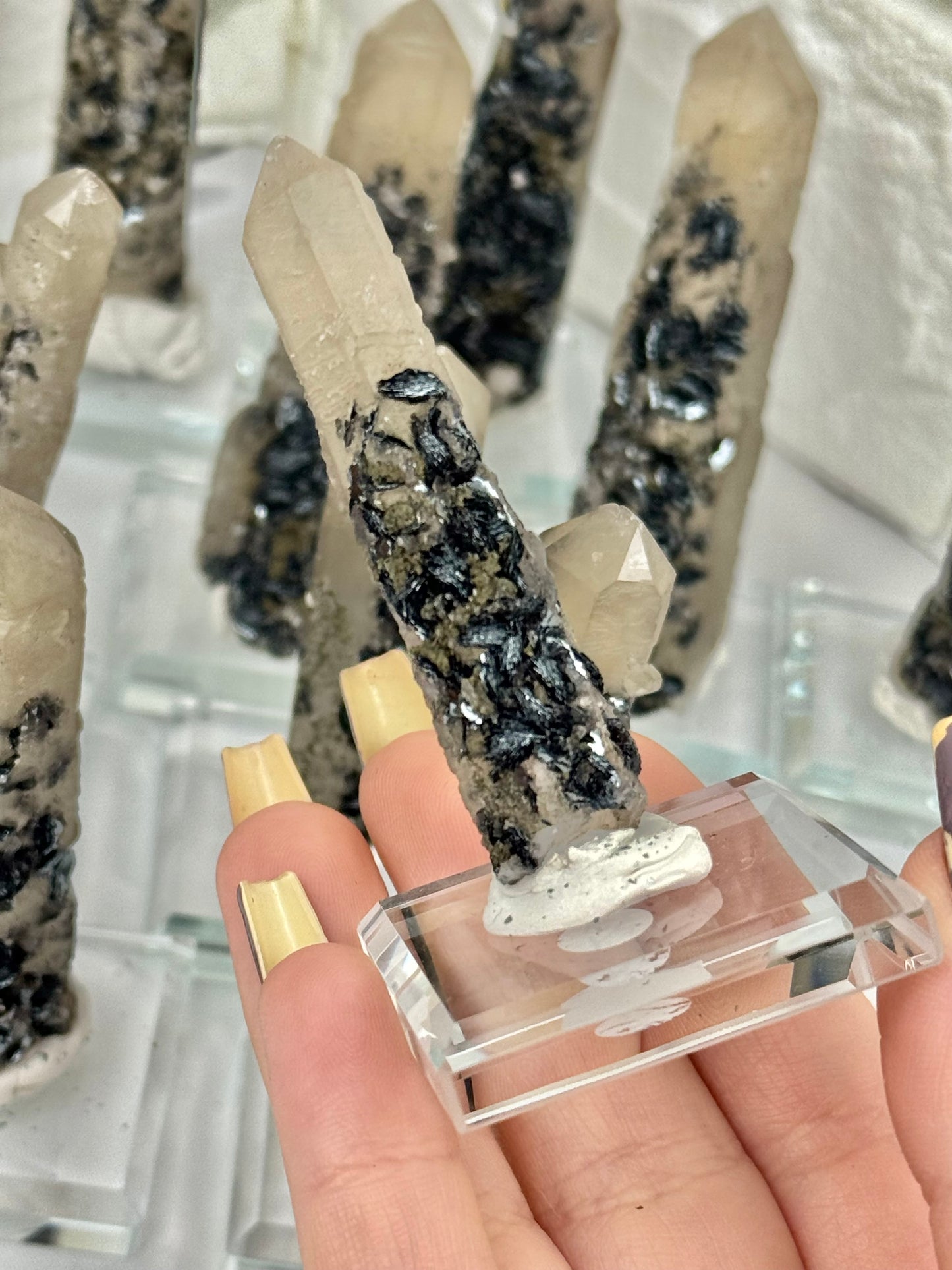 1 unique goethite on quartz specimen from Inner Mongolia, China