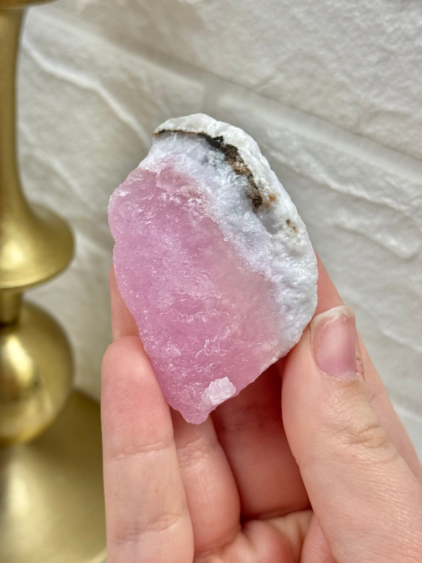 You pick! High quality raw pink aragonite from Pakistan