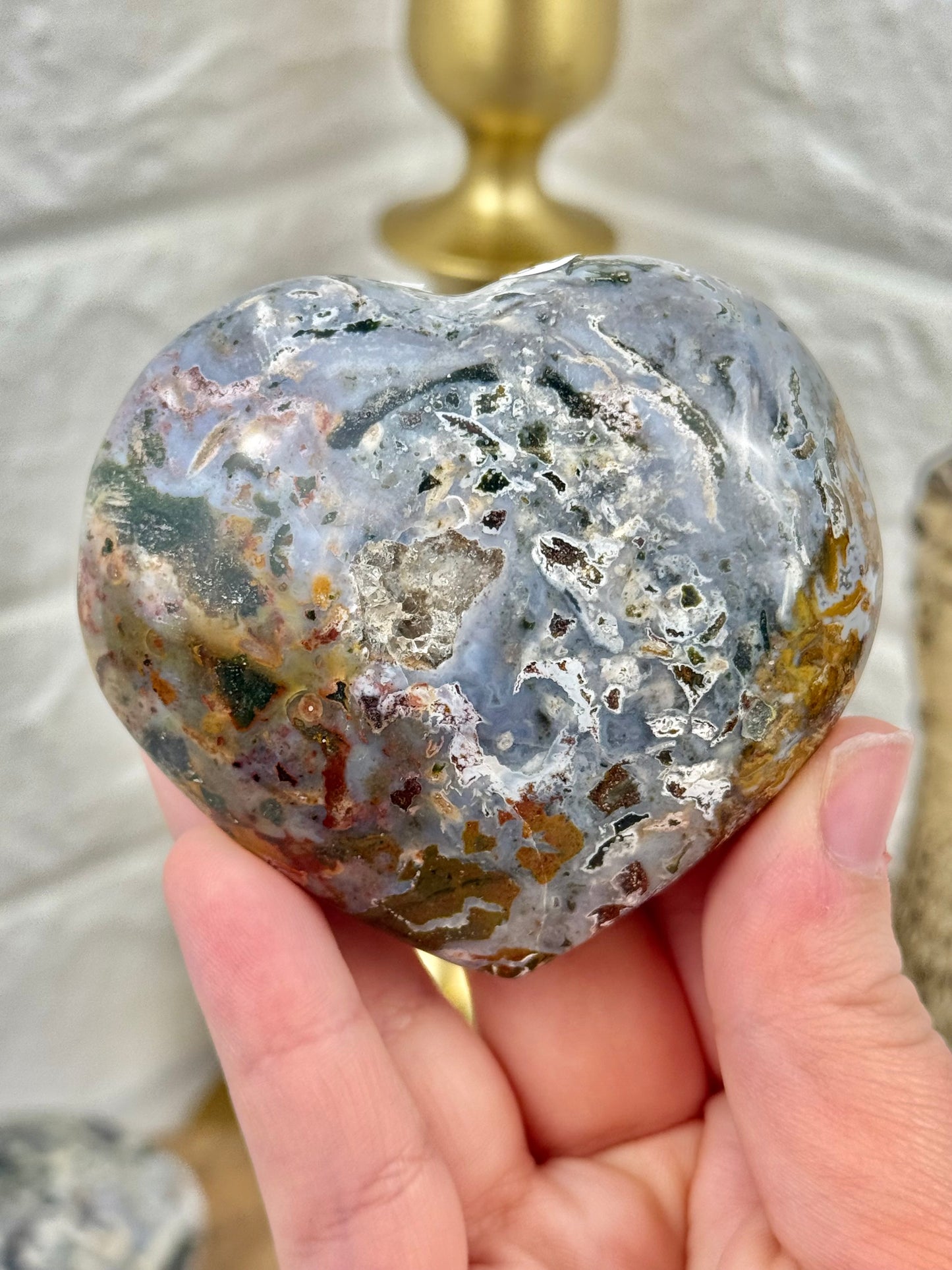 You pick! Dreamy cosmic jasper hearts from Madagascar