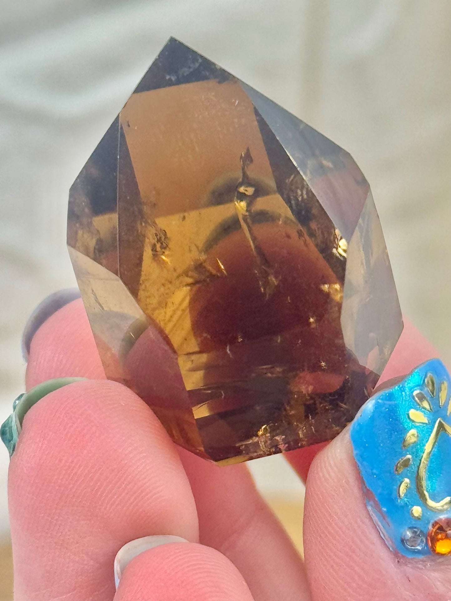 You pick! High quality natural Brazilian smoky quartz towers