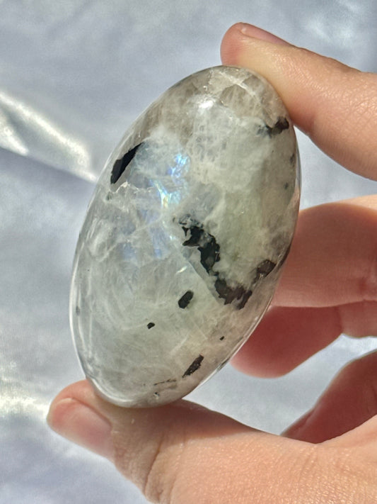 Rainbow moonstone lingham