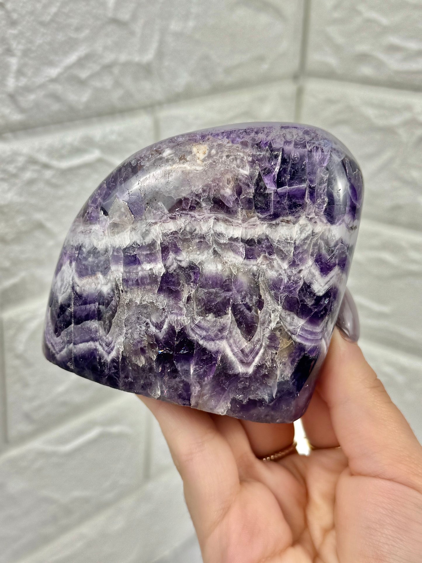 You pick! Chevron amethyst Freeform’s from Africa