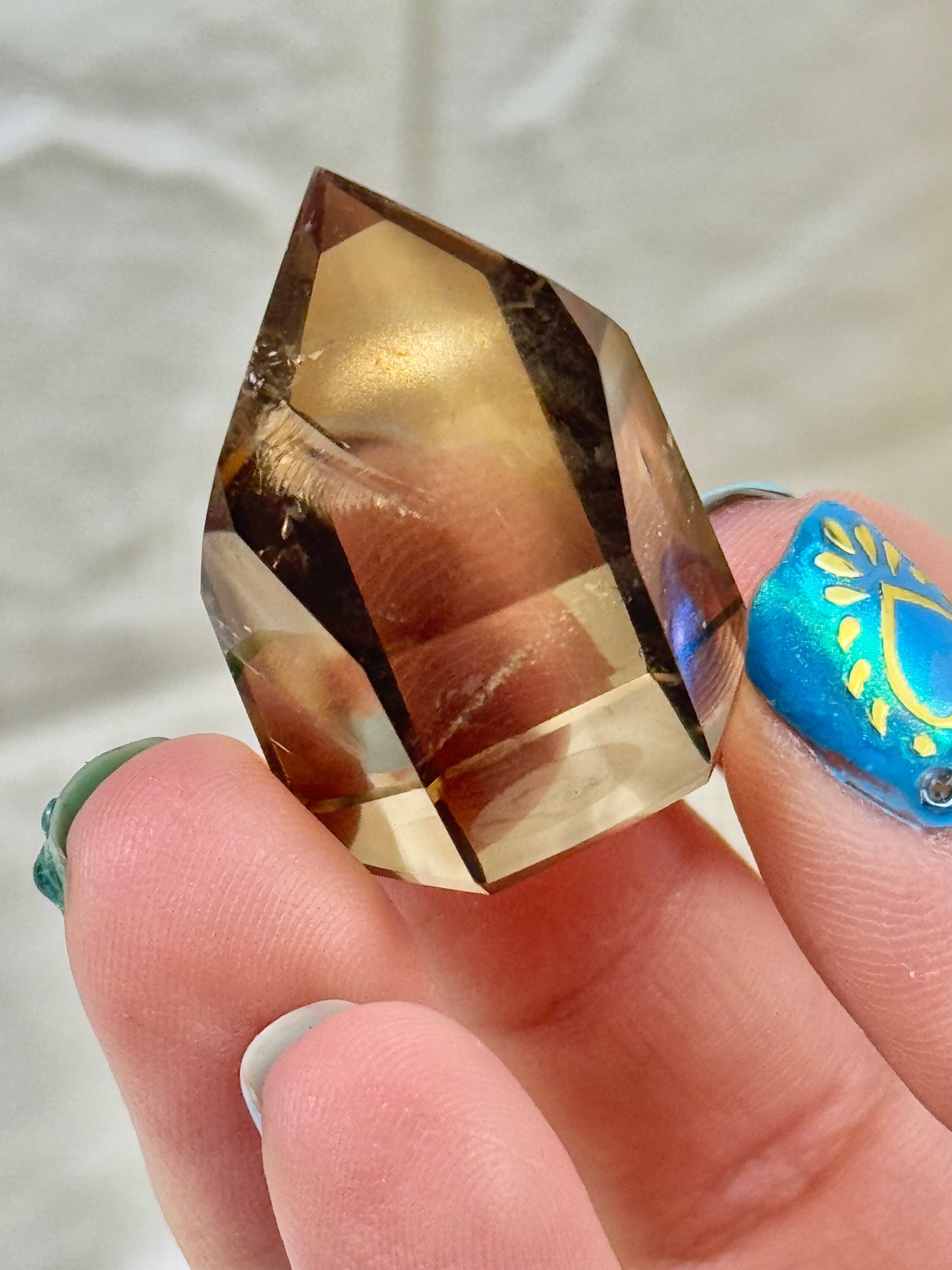 You pick! High quality natural Brazilian smoky quartz towers