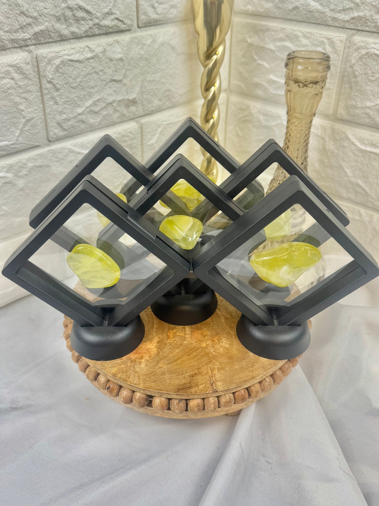 You pick! AAA Gel prehnite from Australia (comes with stand)