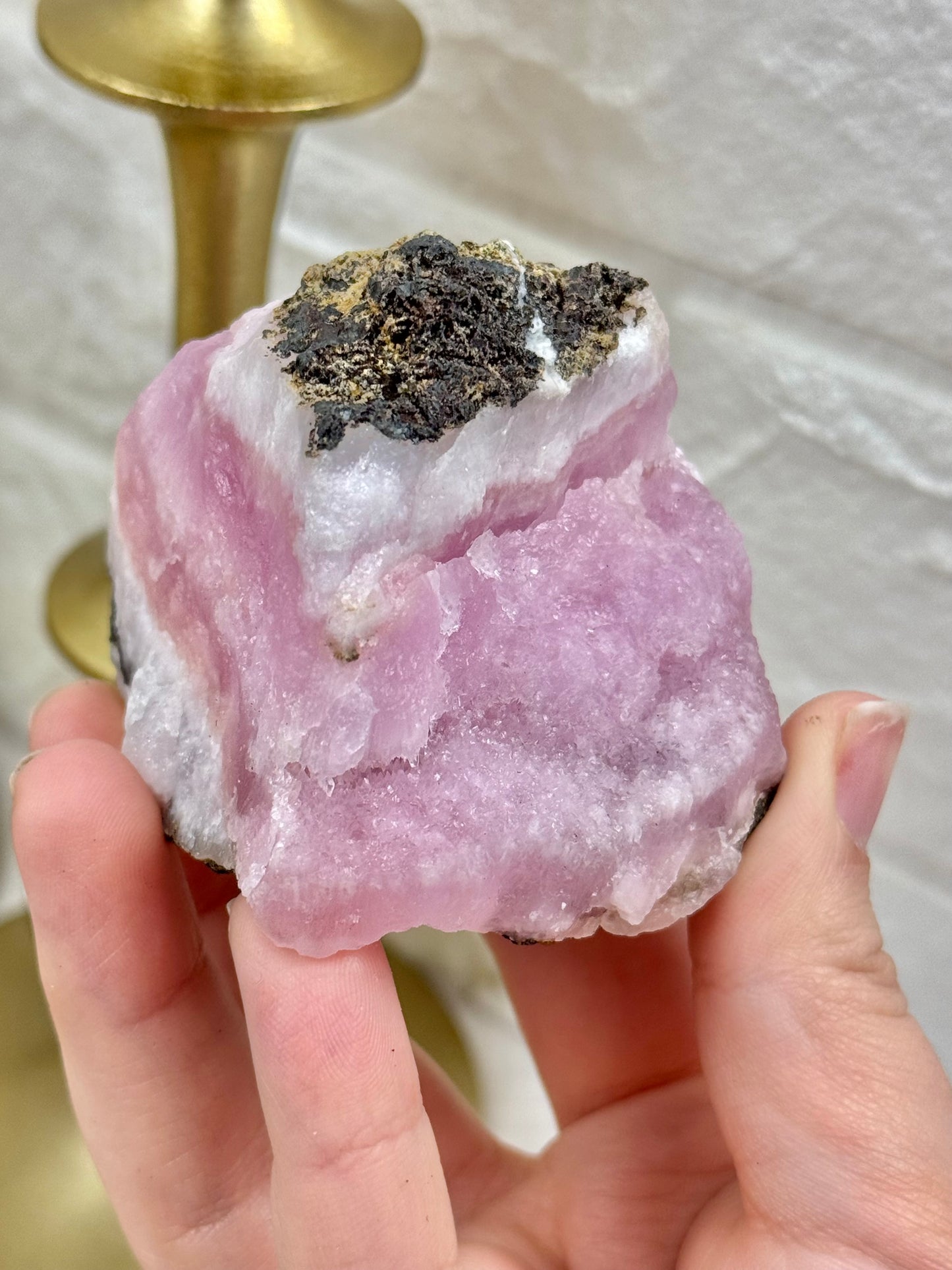 You pick! High quality raw pink aragonite from Pakistan