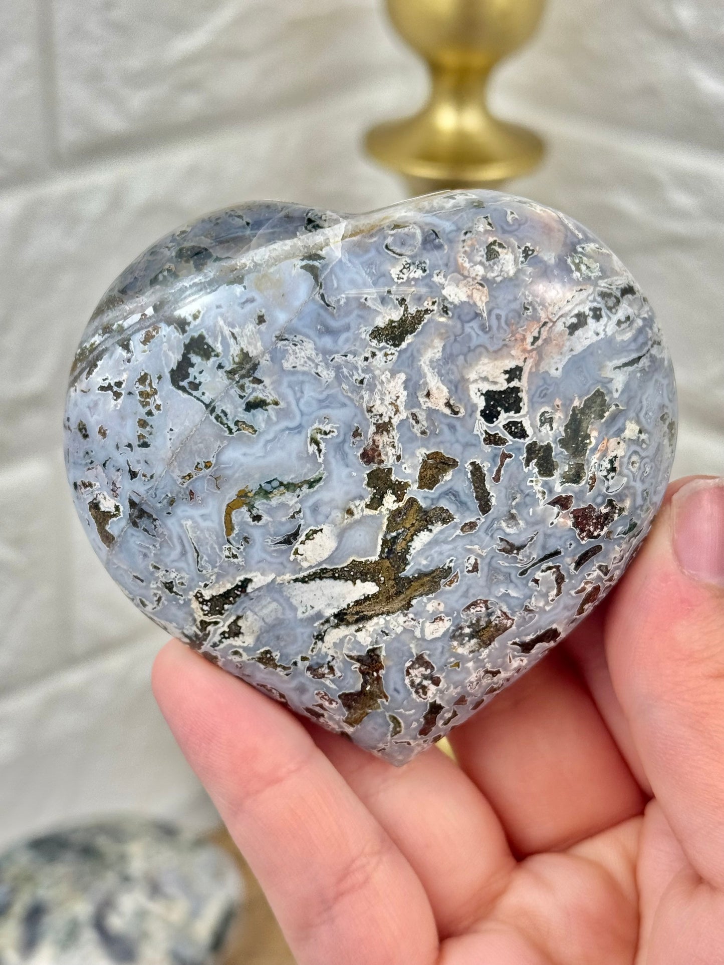 You pick! Dreamy cosmic jasper hearts from Madagascar