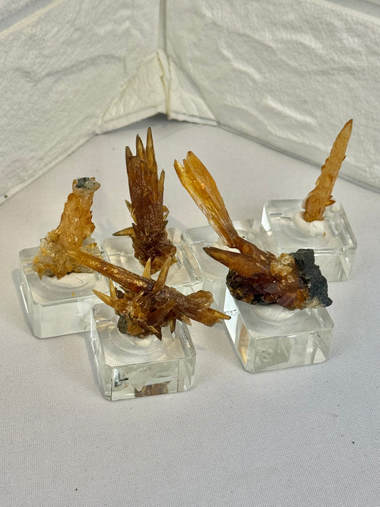 You pick! Amber calcite specimens from Vietnam