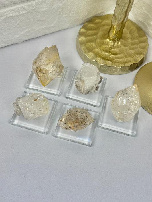 You pick! Herkimer diamonds on stands from New York