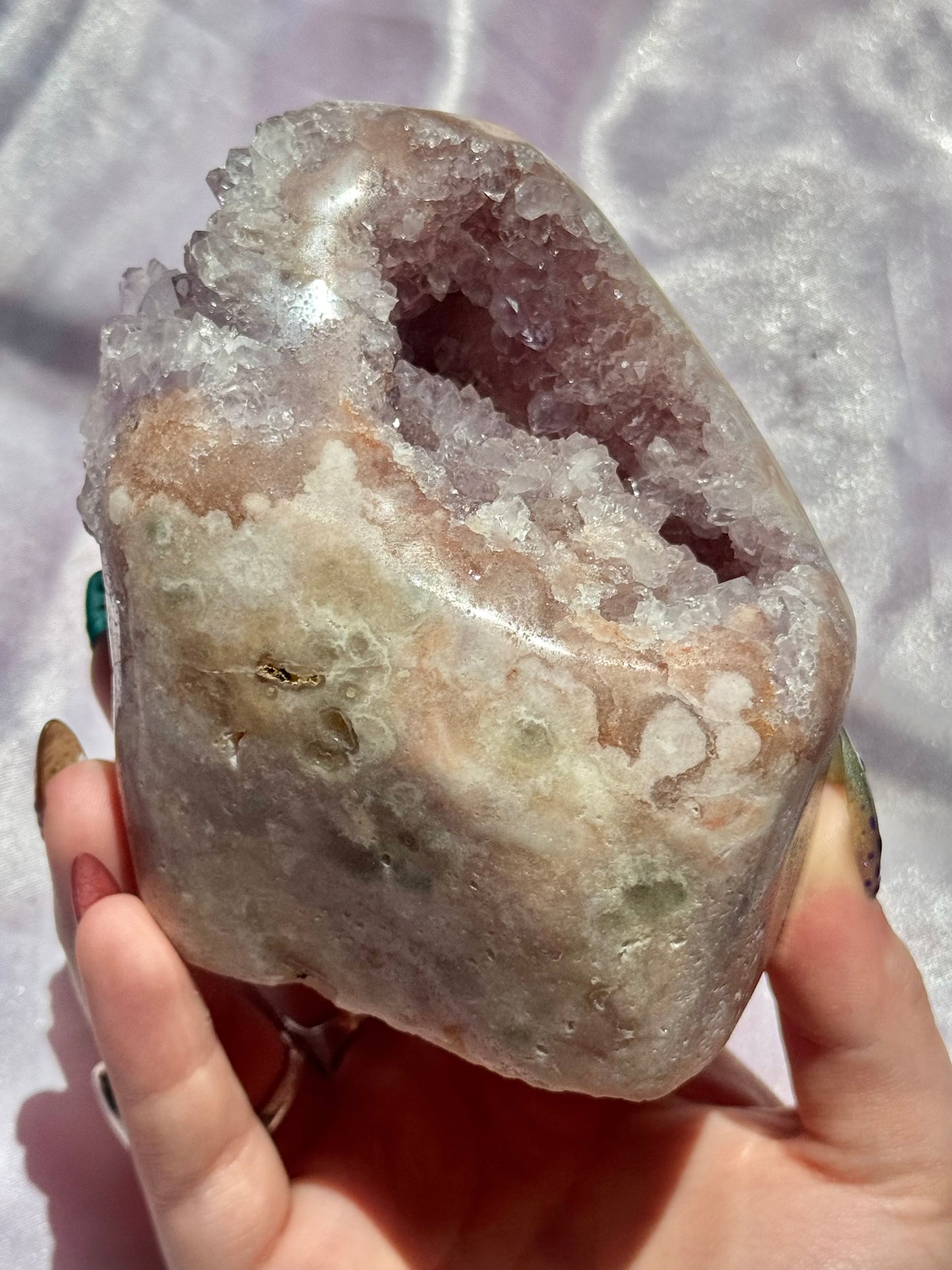 You pick! Pink amethyst Freeform’s from Brazil