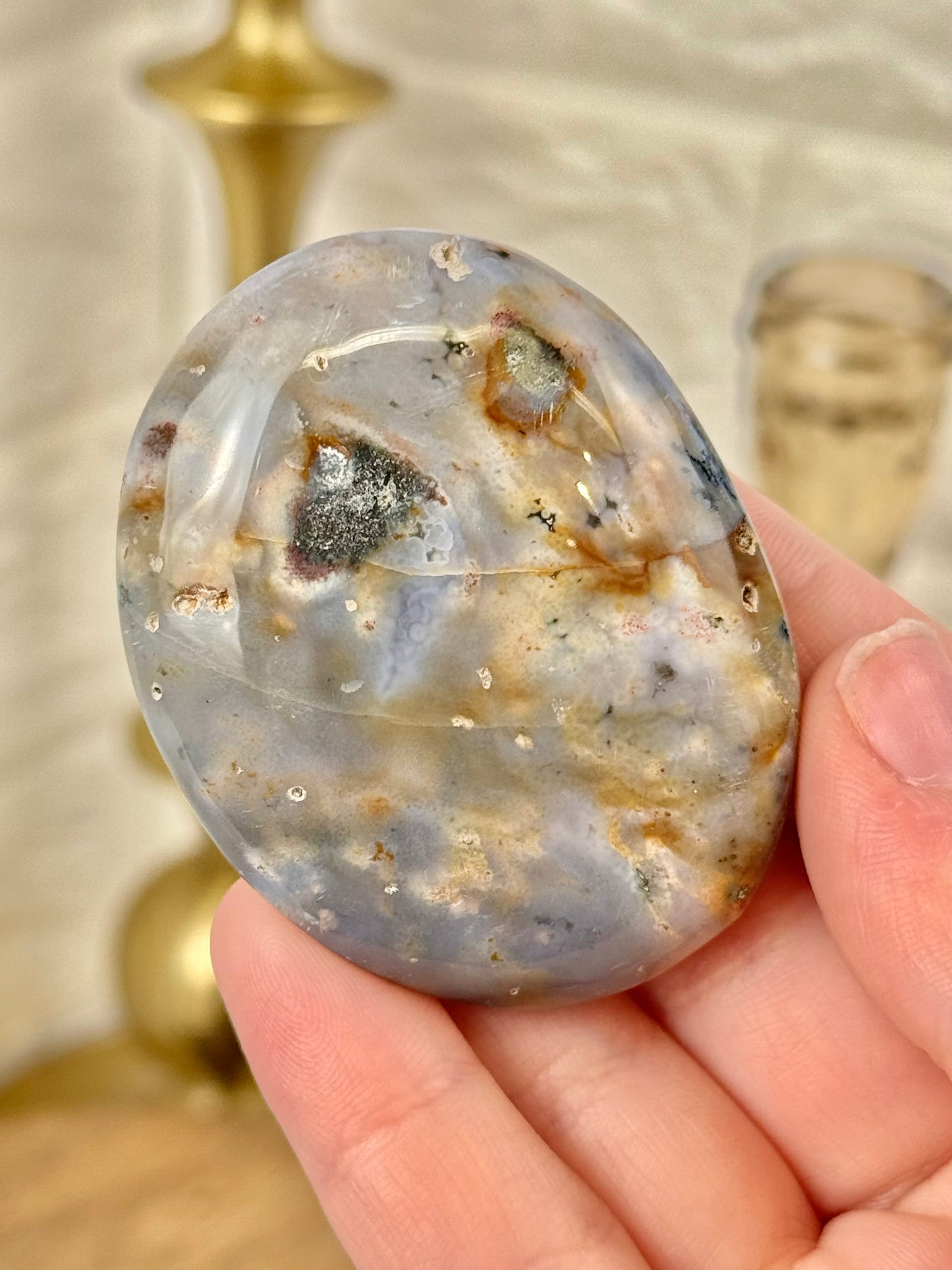 You pick! Cosmic jasper palm stones from Madagascar