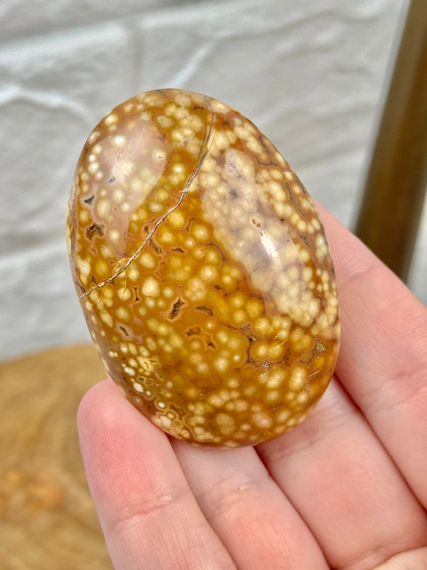 You pick! Sea jasper palm stones from Madagascar