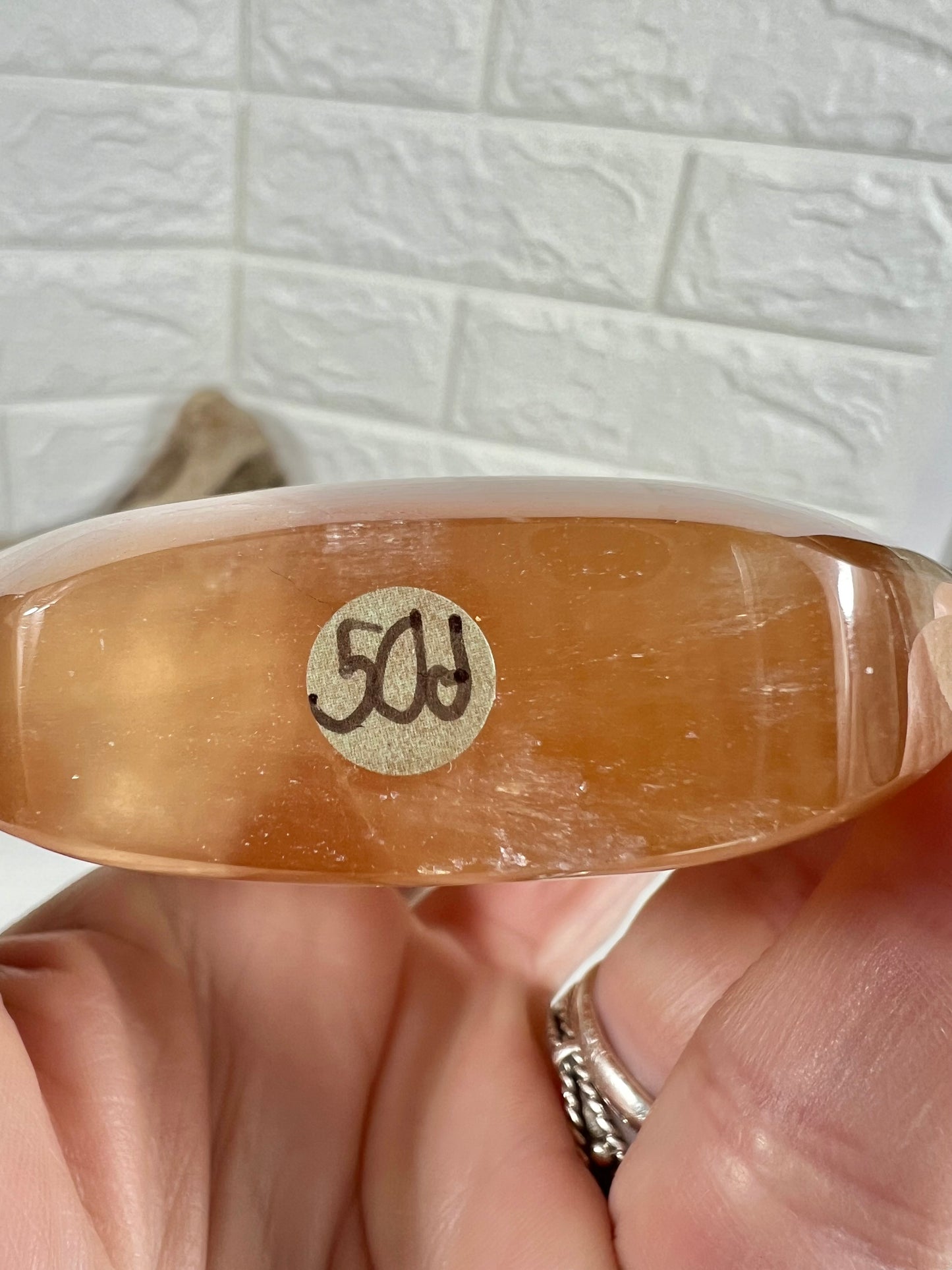 Juicy honey calcite flame D