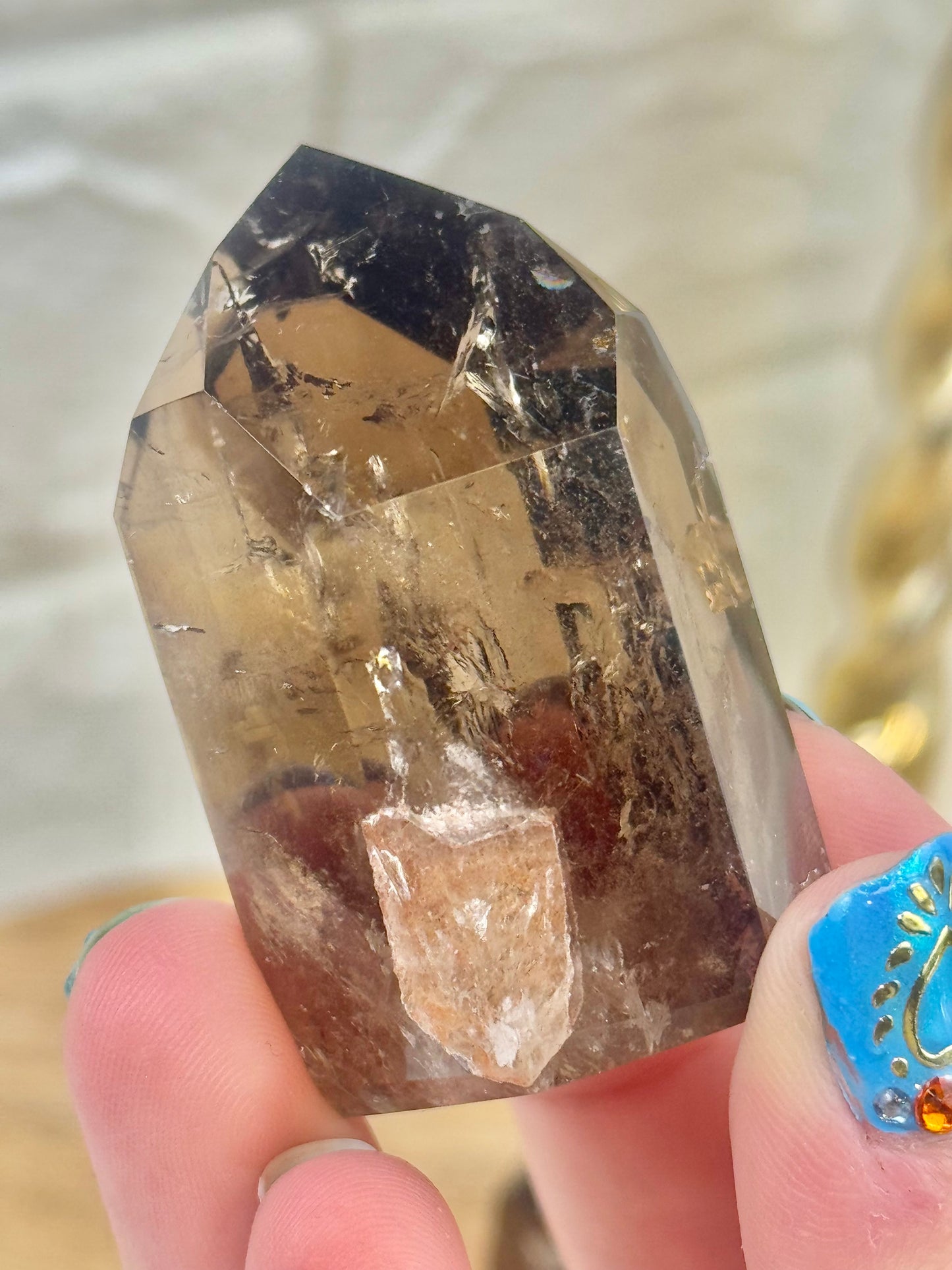 You pick! High quality natural Brazilian smoky quartz towers