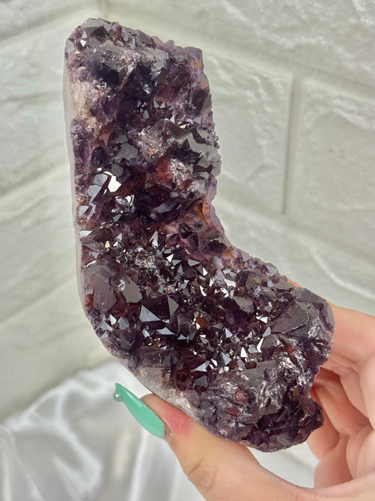 Beautiful elestial hematite amethyst from India