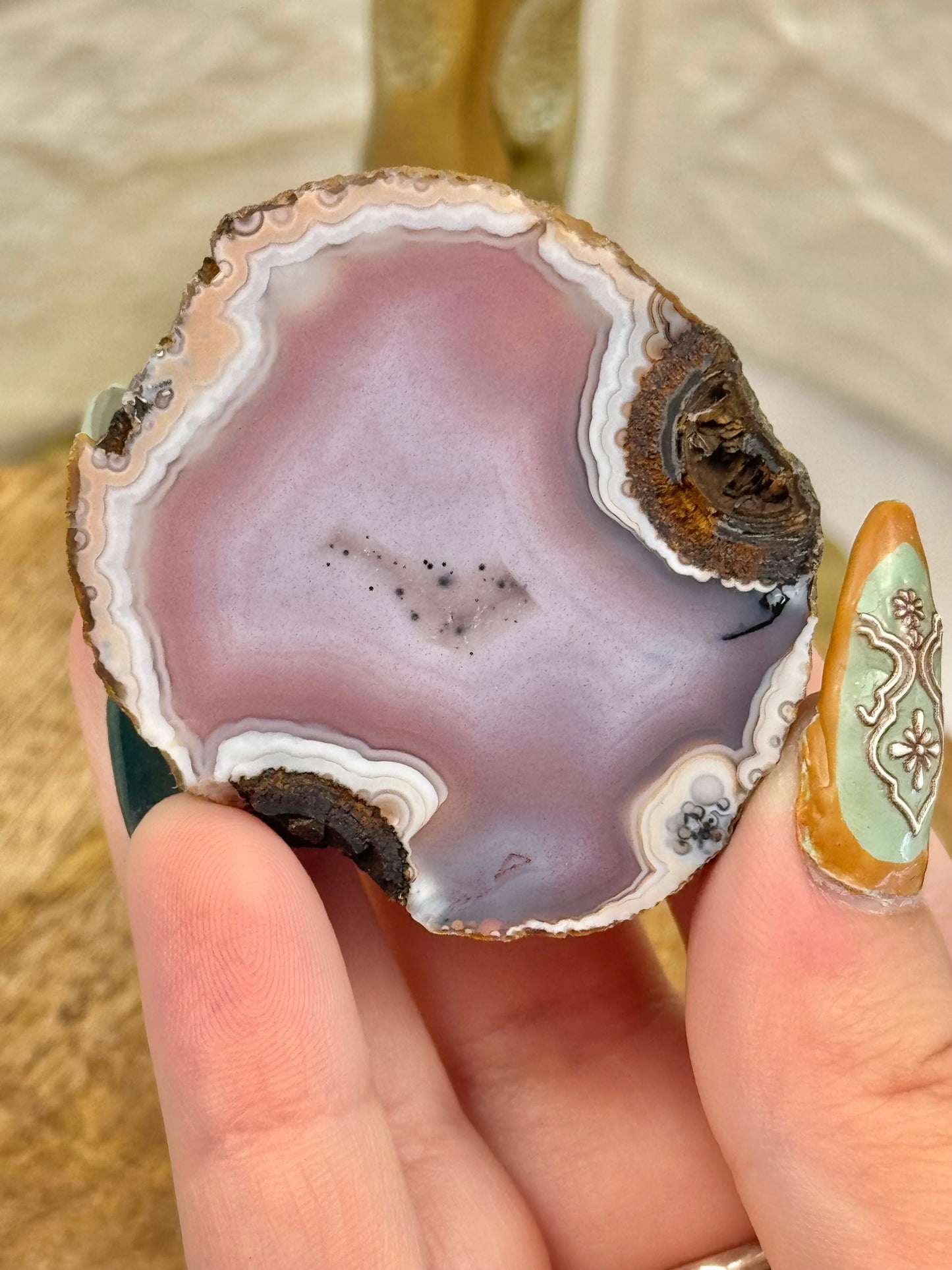 You pick! Uncommon pink Zhanguo agates from China
