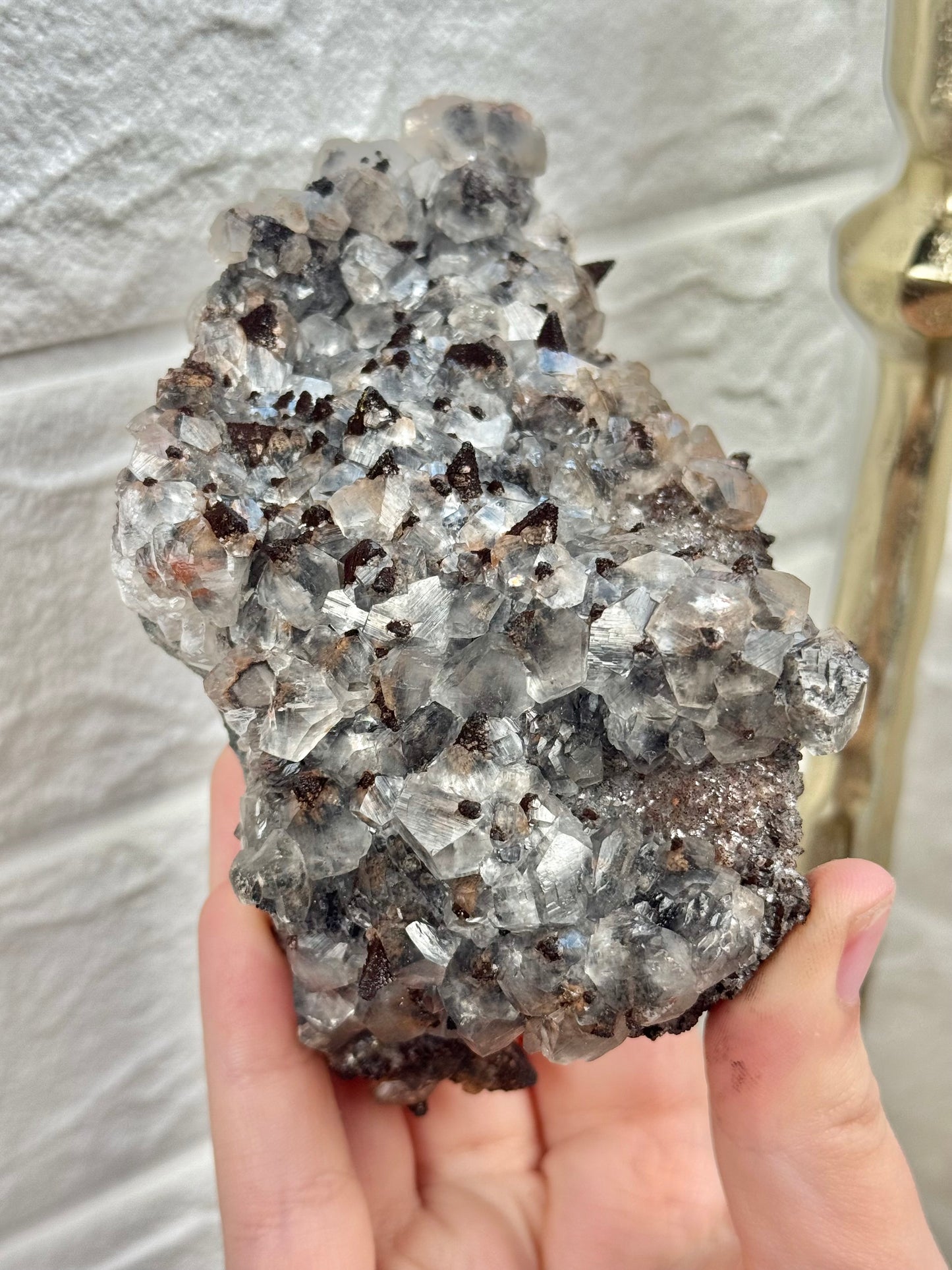 You pick! dogtooth calcite w/ Limonite, Pyrite Symboisis from Hubei Province, China