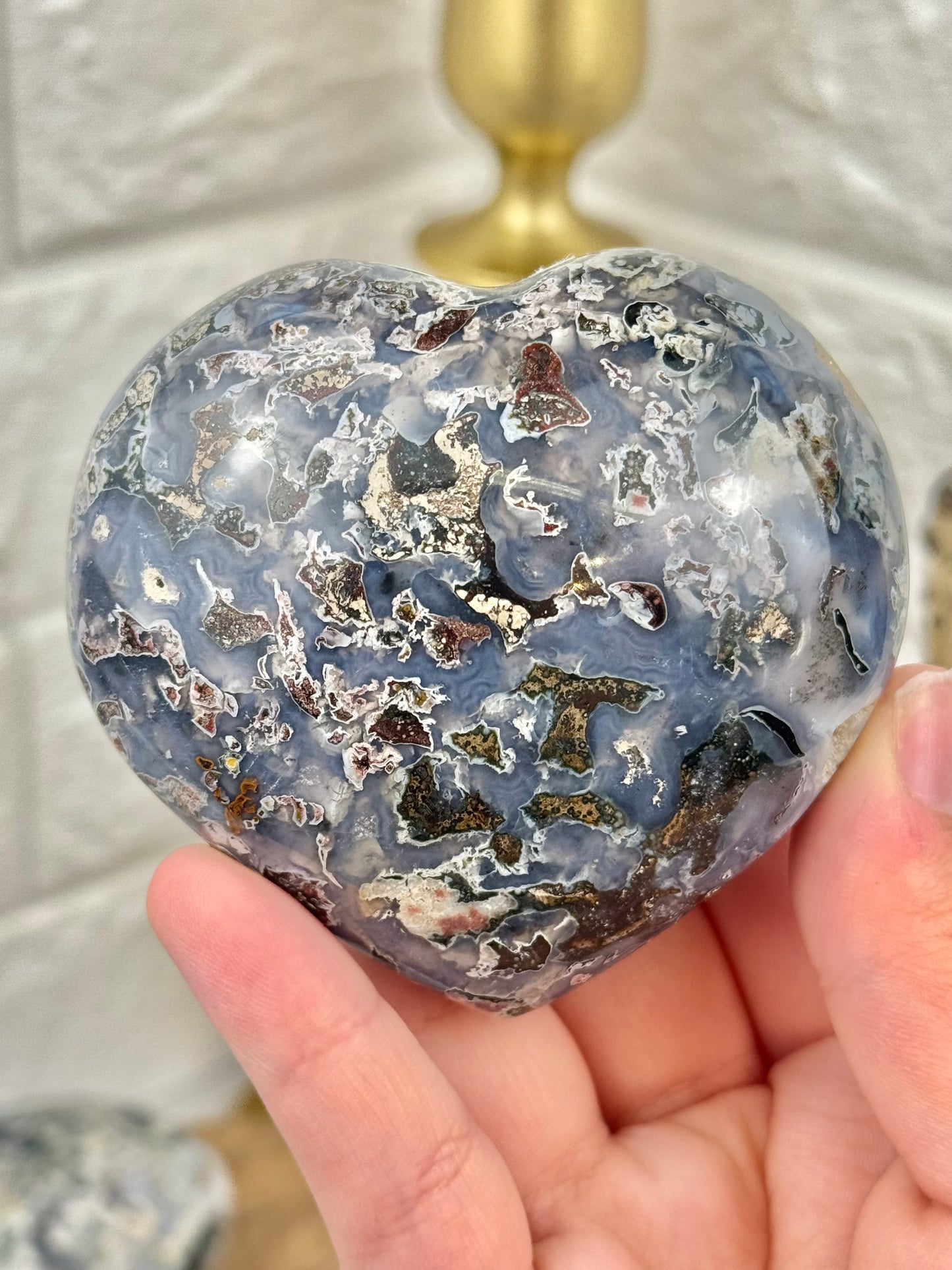 You pick! Dreamy cosmic jasper hearts from Madagascar