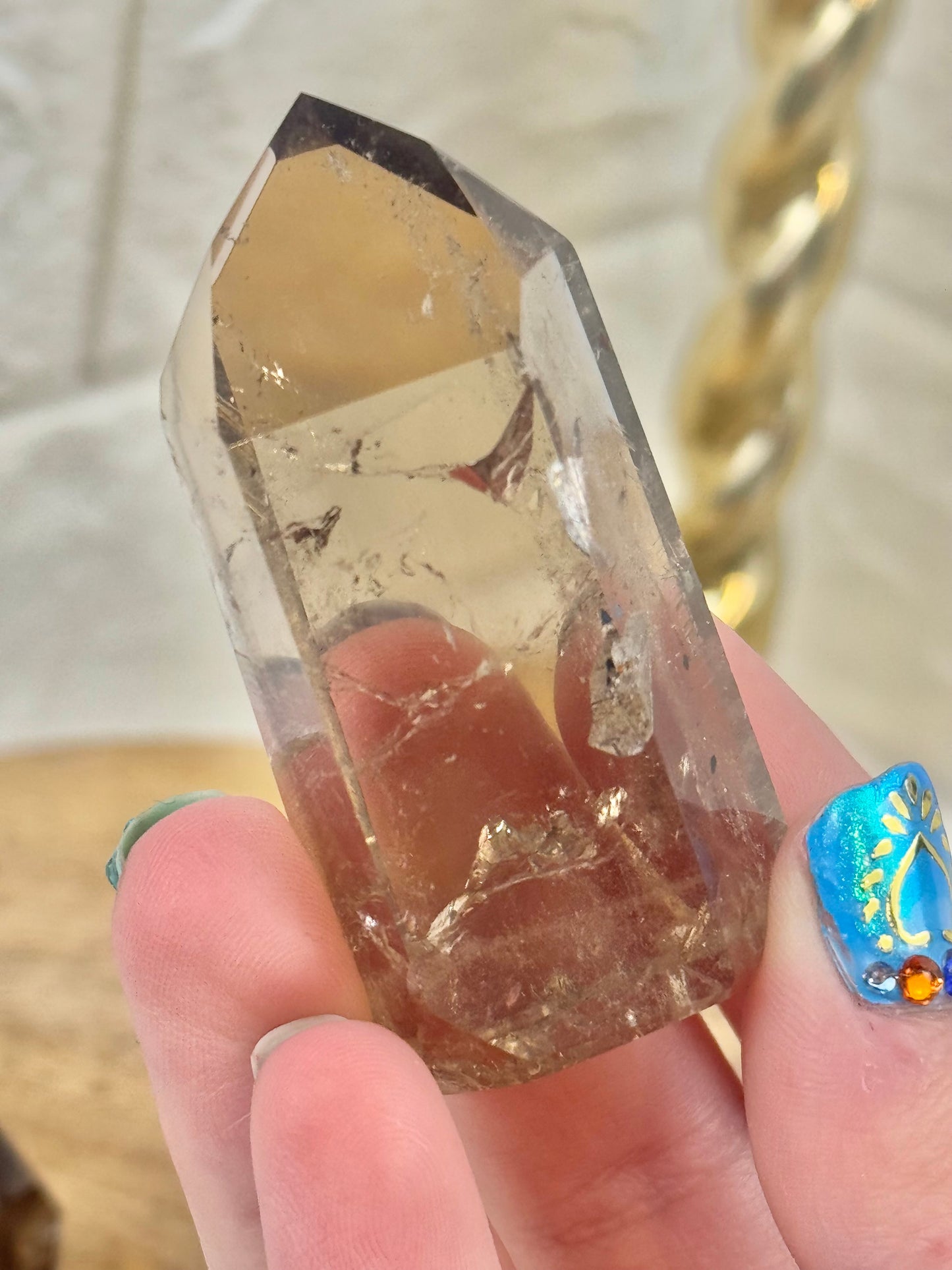 You pick! High quality natural Brazilian smoky quartz towers