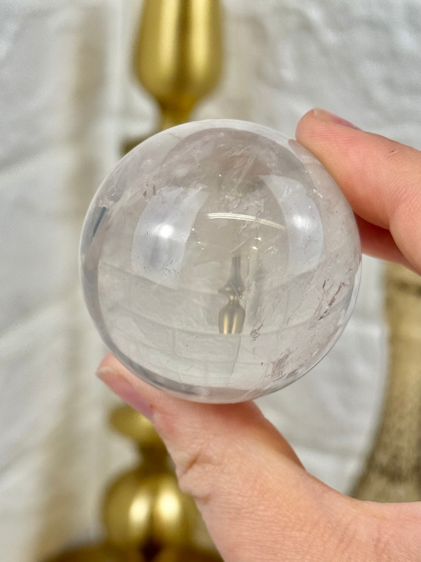 You pick! Gemmy girasol quartz spheres