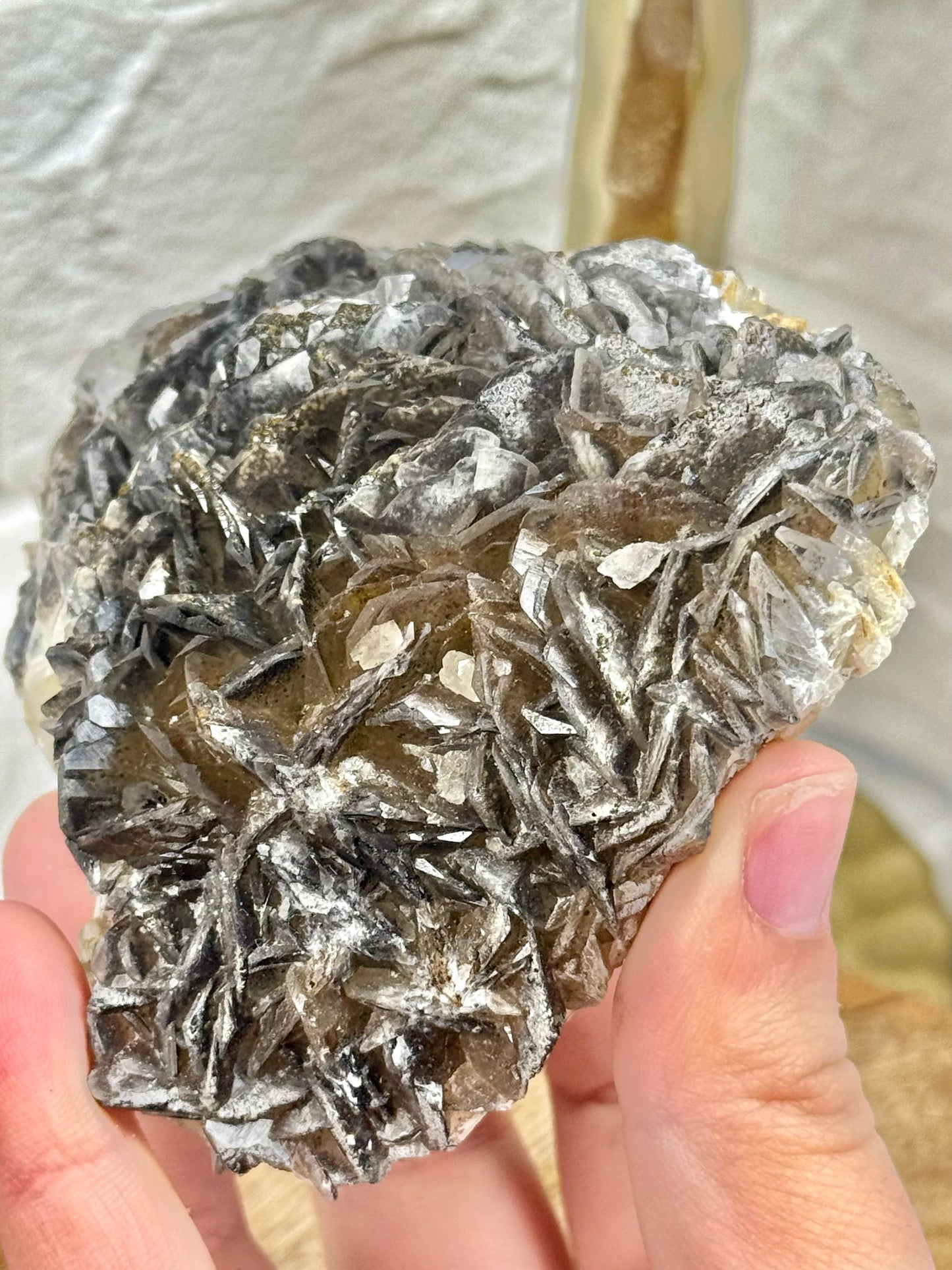 Beautiful dark rose calcite from Hubei Province, China