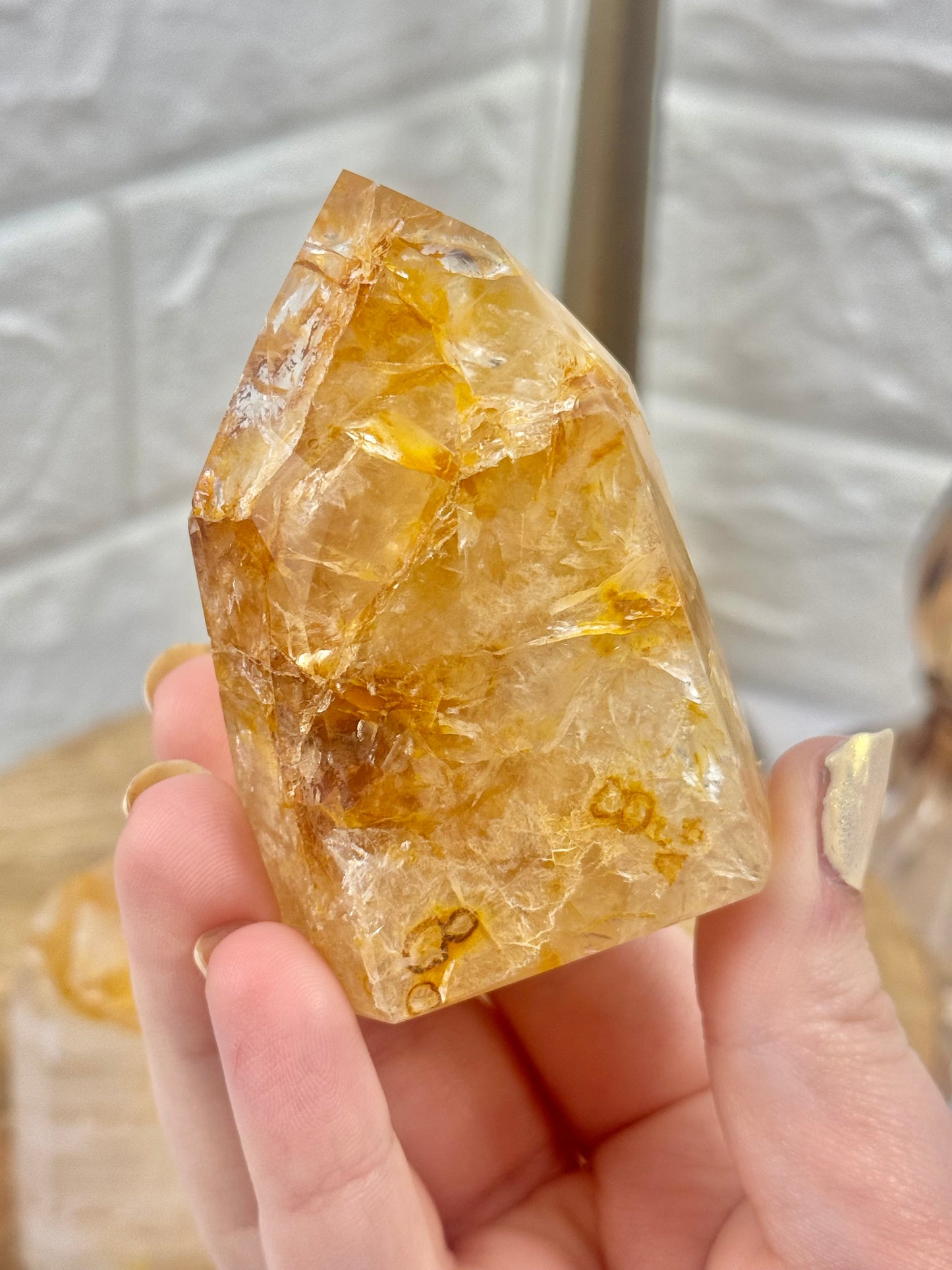 You pick! Golden healer towers (some with pyrite inclusions) from Brazil