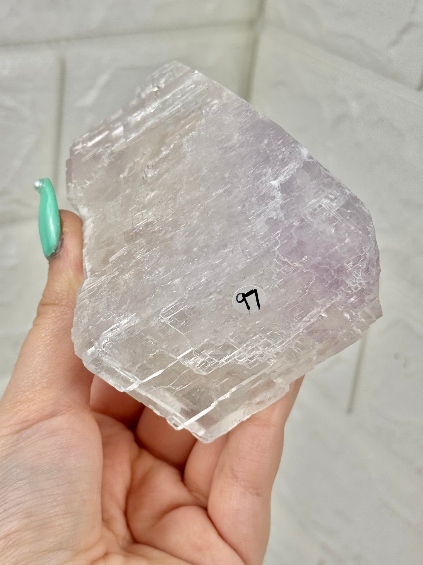 Purple balmat calcite from the Empire State zinc mine, New York