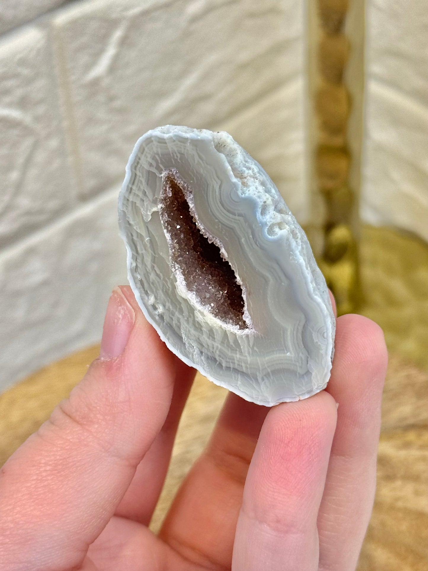 1 intuitive druzy geode from Brazil