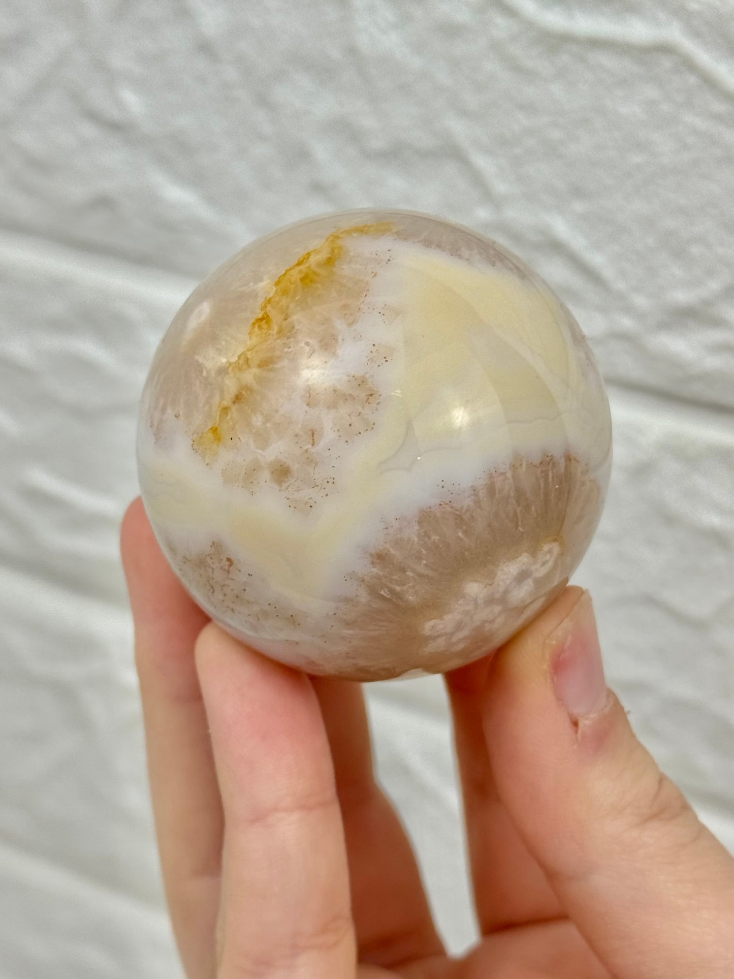 You pick! Flower agate spheres from Madagascar