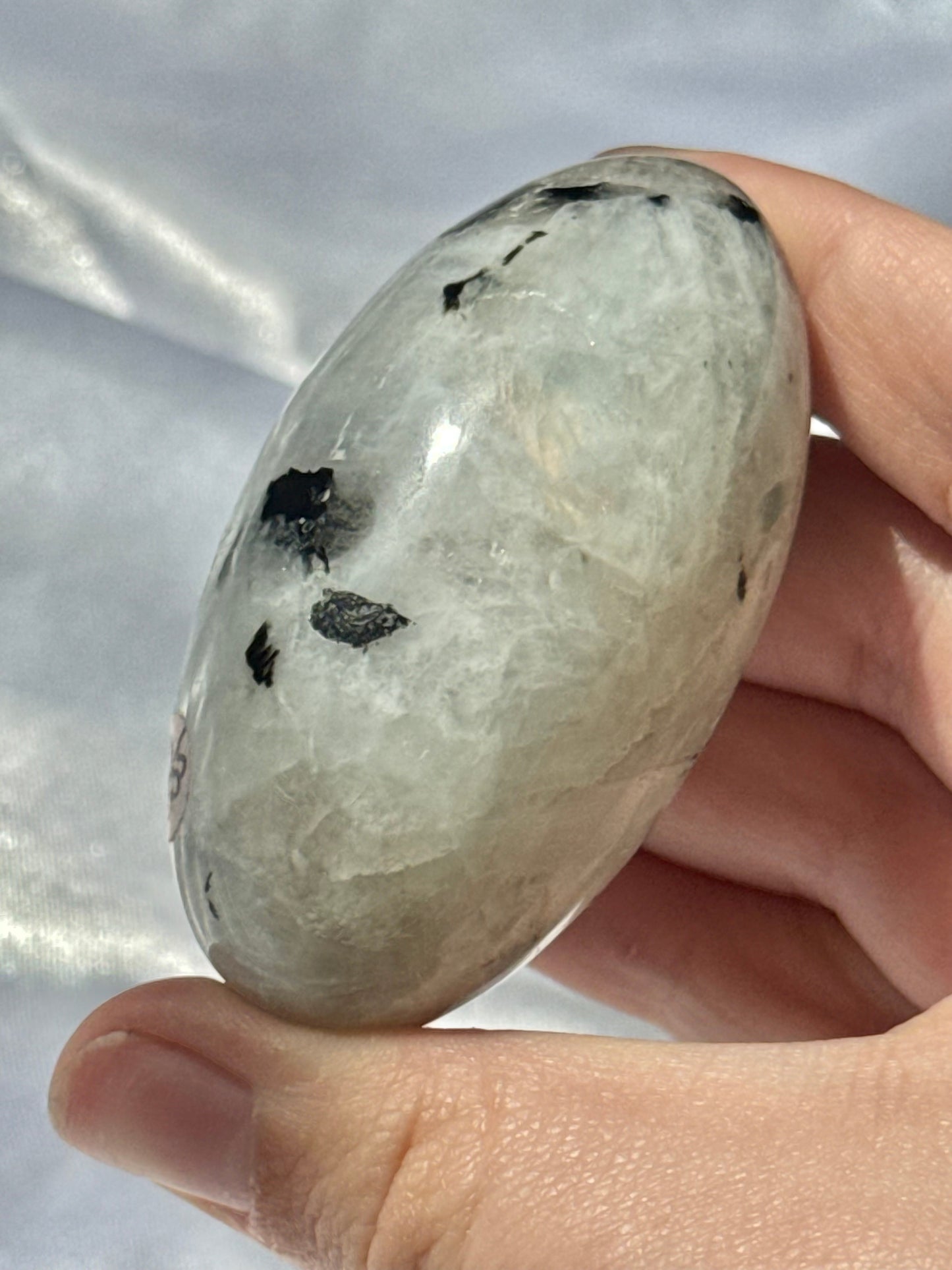 Rainbow moonstone lingham